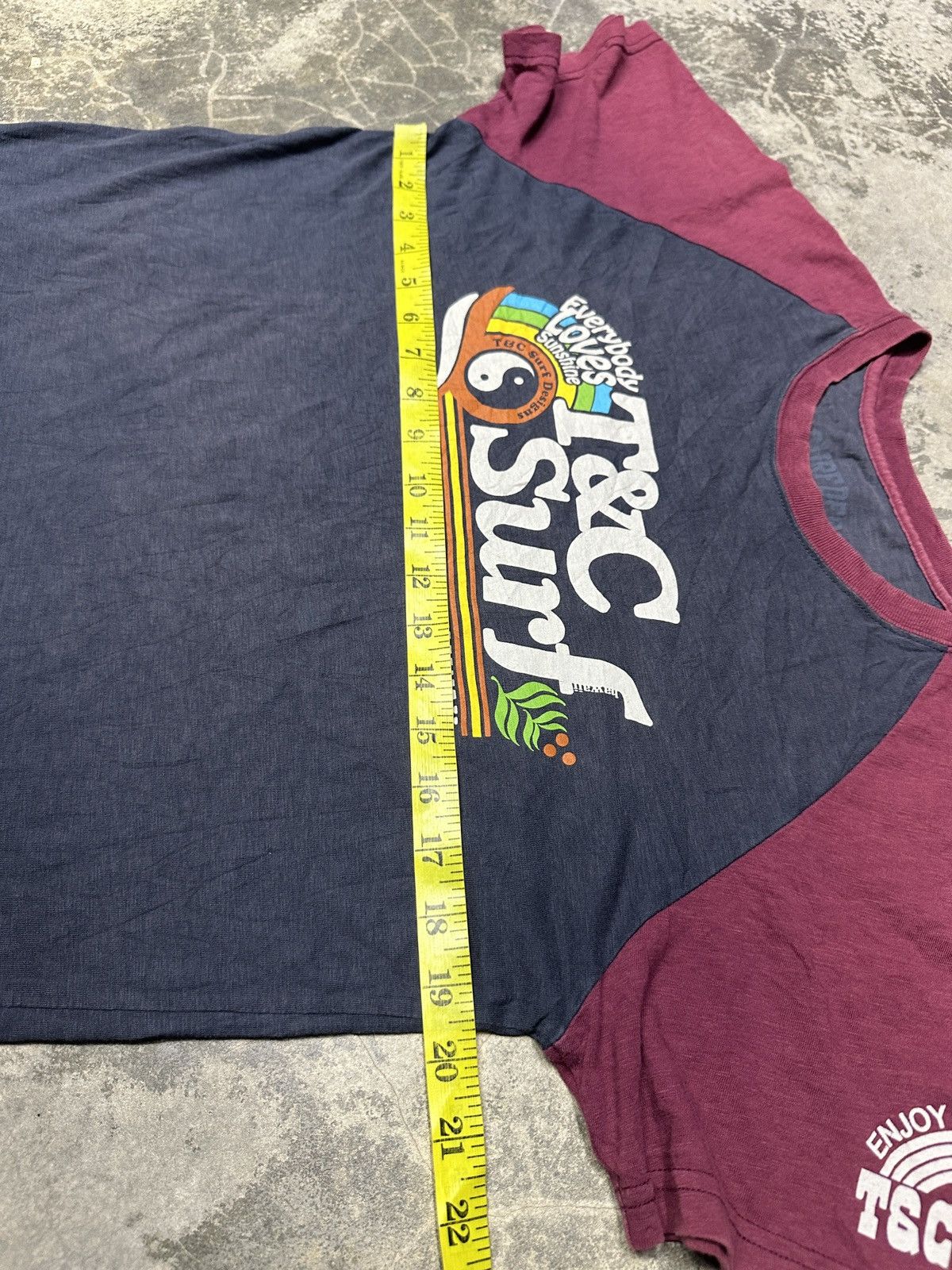 Vintage Sun Faded 🔥 Y2k T&C Surf Hawaii Tshirt Size US M / EU 48-50 / 2 - 13 Thumbnail