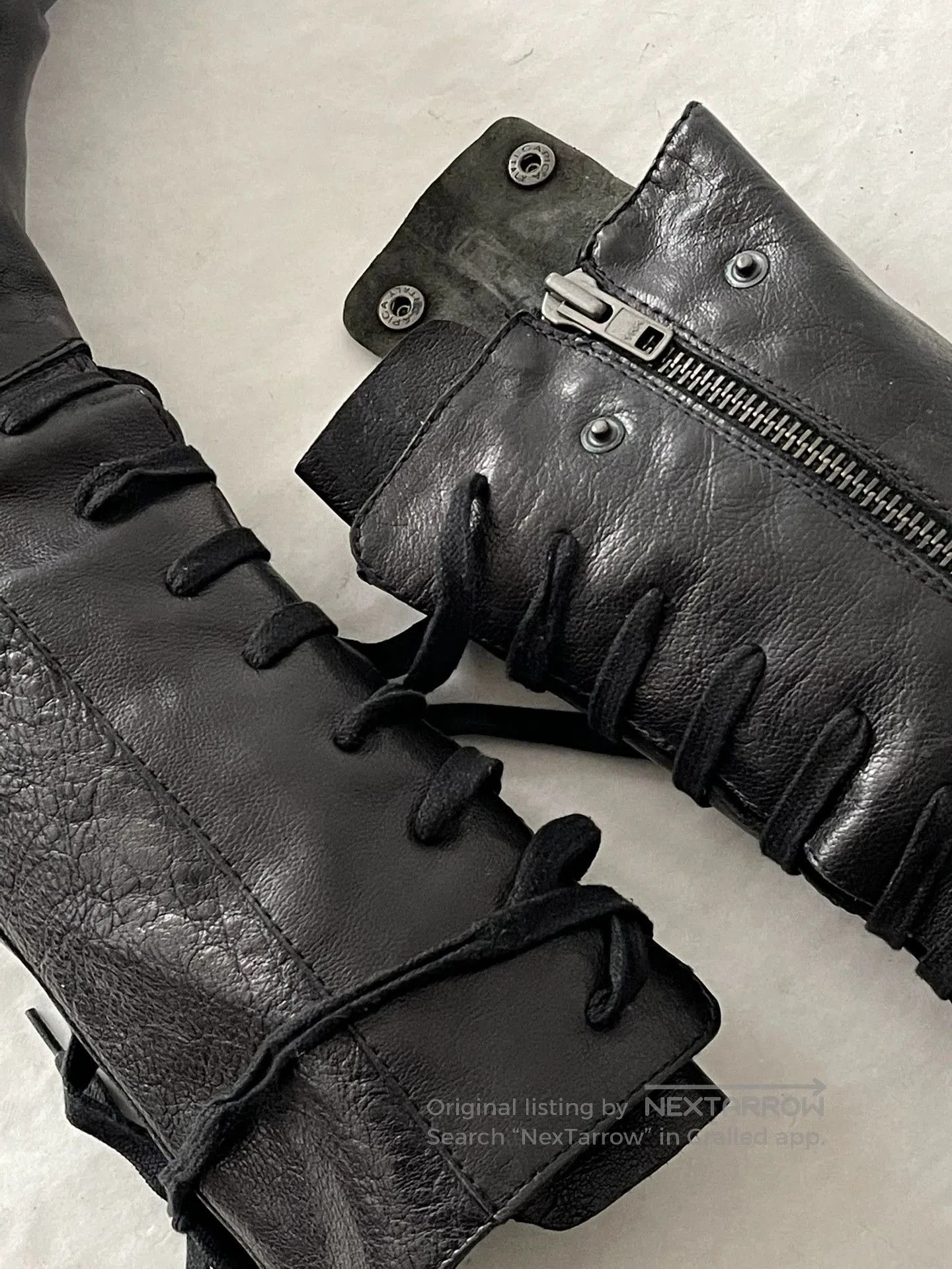 Ann Demeulemeester Ann Demeulemeester Military Style Boots. Size US 4.5 / IT 34.5 - 6 Thumbnail