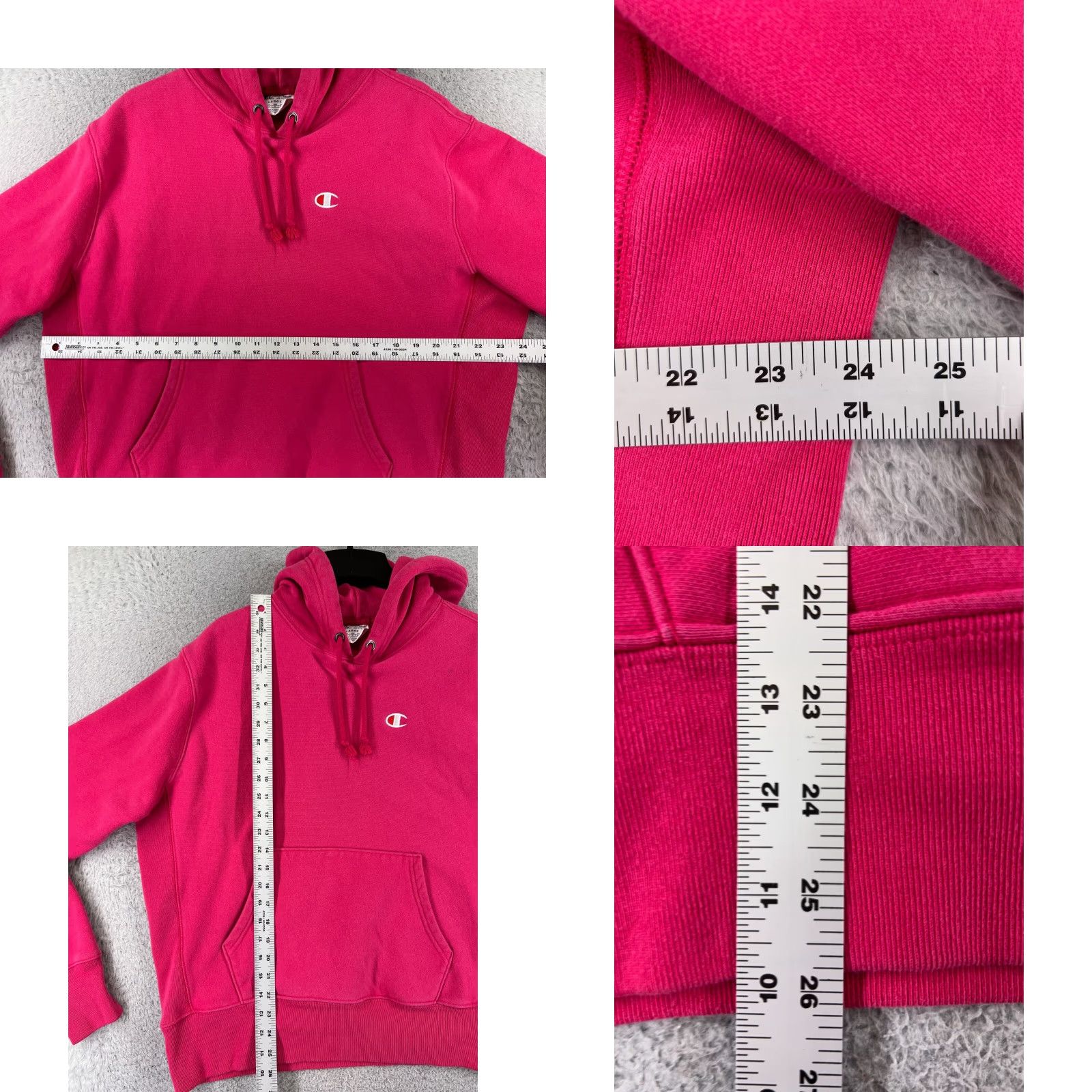Champion Champion Hoodie Adult Medium Pink Reverse Weave Sweatshirt Pocket Size US L / EU 52-54 / 3 - 8 Thumbnail