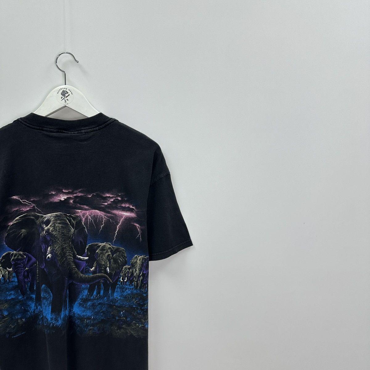 Habitat Vintage 90s Habitat Elephants Lighting Aop tee y2k rare og Size US L / EU 52-54 / 3 - 4 Thumbnail
