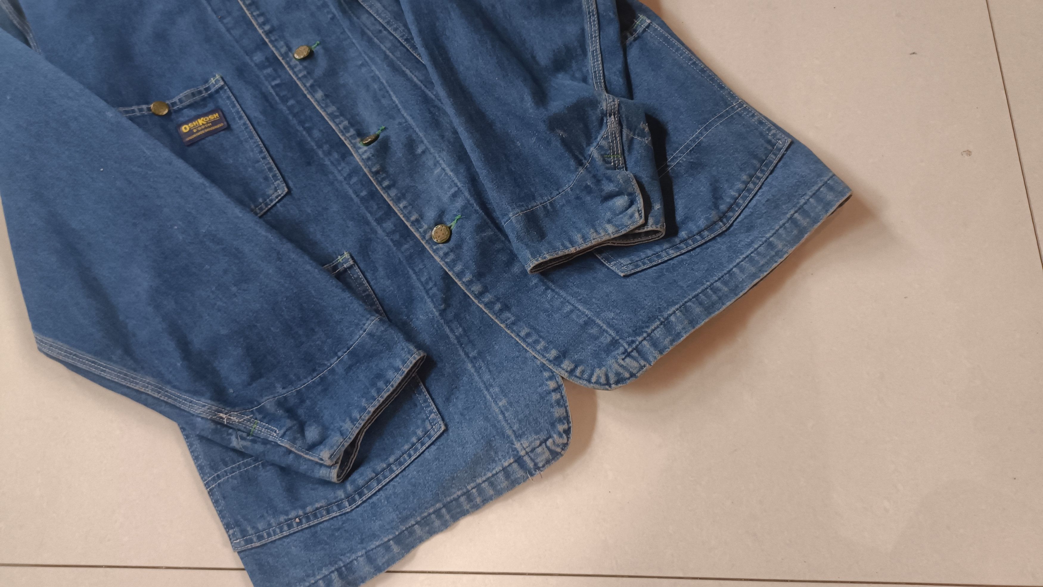 Oshkosh Oshkosh vtg 70s-80s chore Coat denim jacket Size US L / EU 52-54 / 3 - 3 Thumbnail