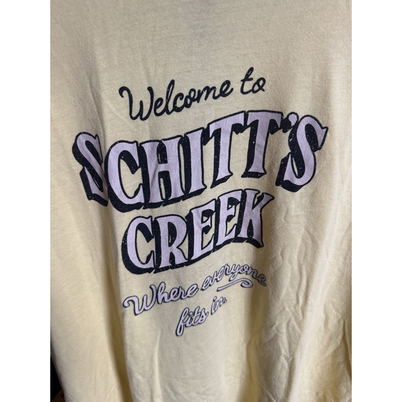 Torrid Schitt’s Creek Yellow Ringer Graphic Tee Women’s L Size L / US 10 / IT 46 - 8 Thumbnail