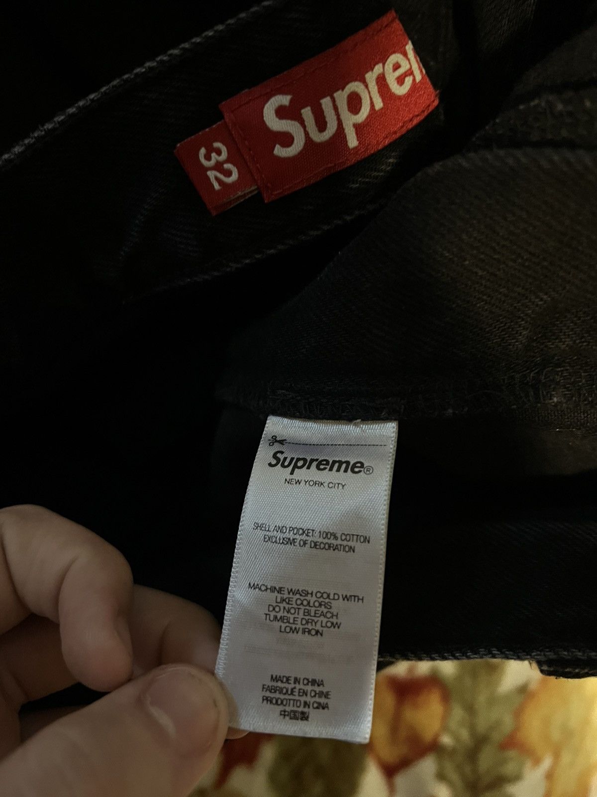 Supreme 2024 supreme baggy jeans ‘black’ Size US 32 / EU 48 - 5 Thumbnail