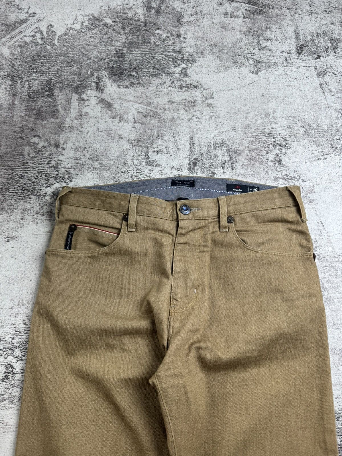 Armani Armani Jeans J45 Regular Fit Stretch Denim W30 L34 Beige GA Men’s Trousers Pants Size US 30 / EU 46 - 14 Thumbnail