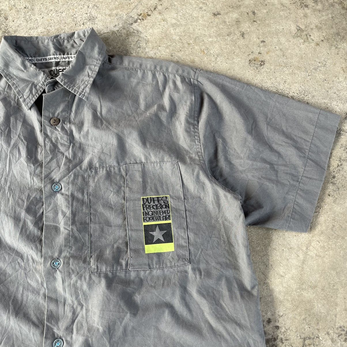 Welcome Skateboards 🔥🔥Duff Shoes Skatedboard Splash Word Workers Buttons Shirts Size US L / EU 52-54 / 3 - 7 Thumbnail