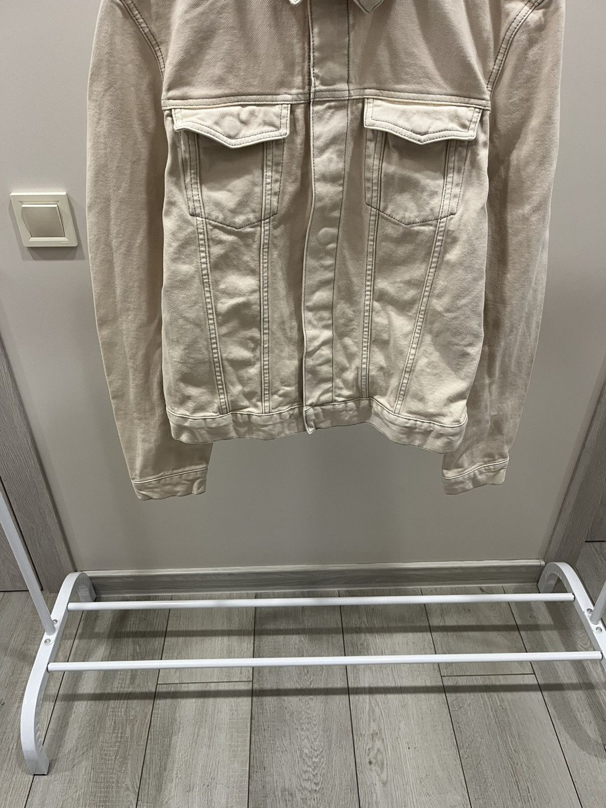 H&M H&M Cream Corduroy Light Jacket Size US L / EU 52-54 / 3 - 3 Thumbnail