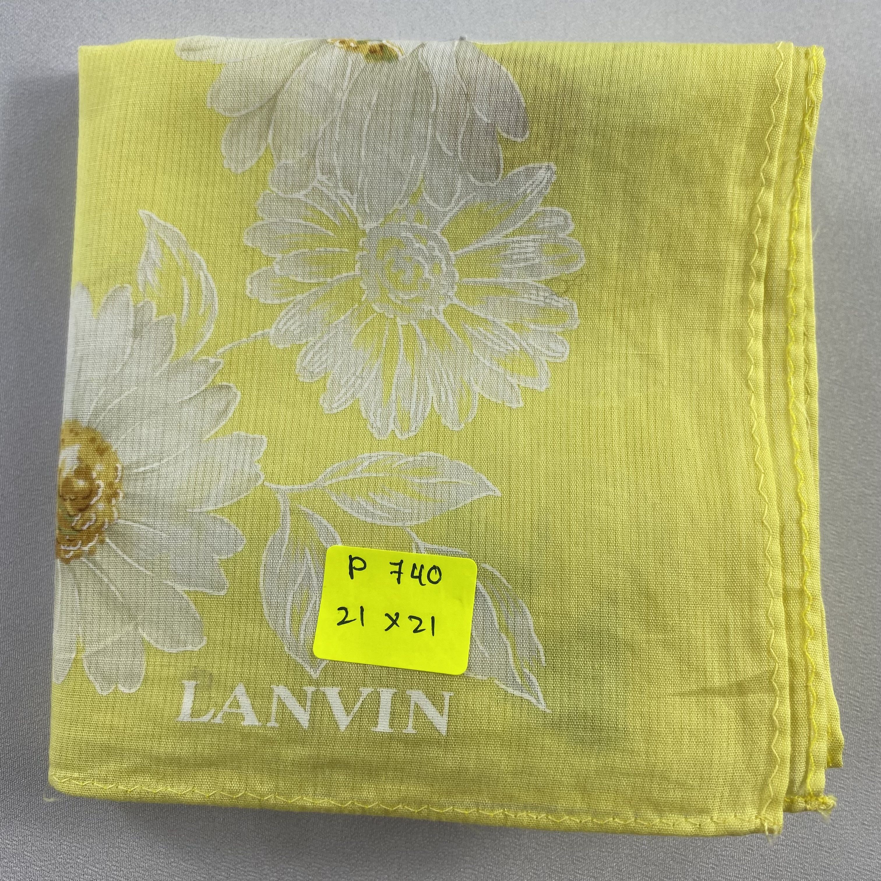Lanvin × Vintage Lanvin Handkerchief / Neckerchief / Bandana-P740 Size ONE SIZE - 6 Thumbnail