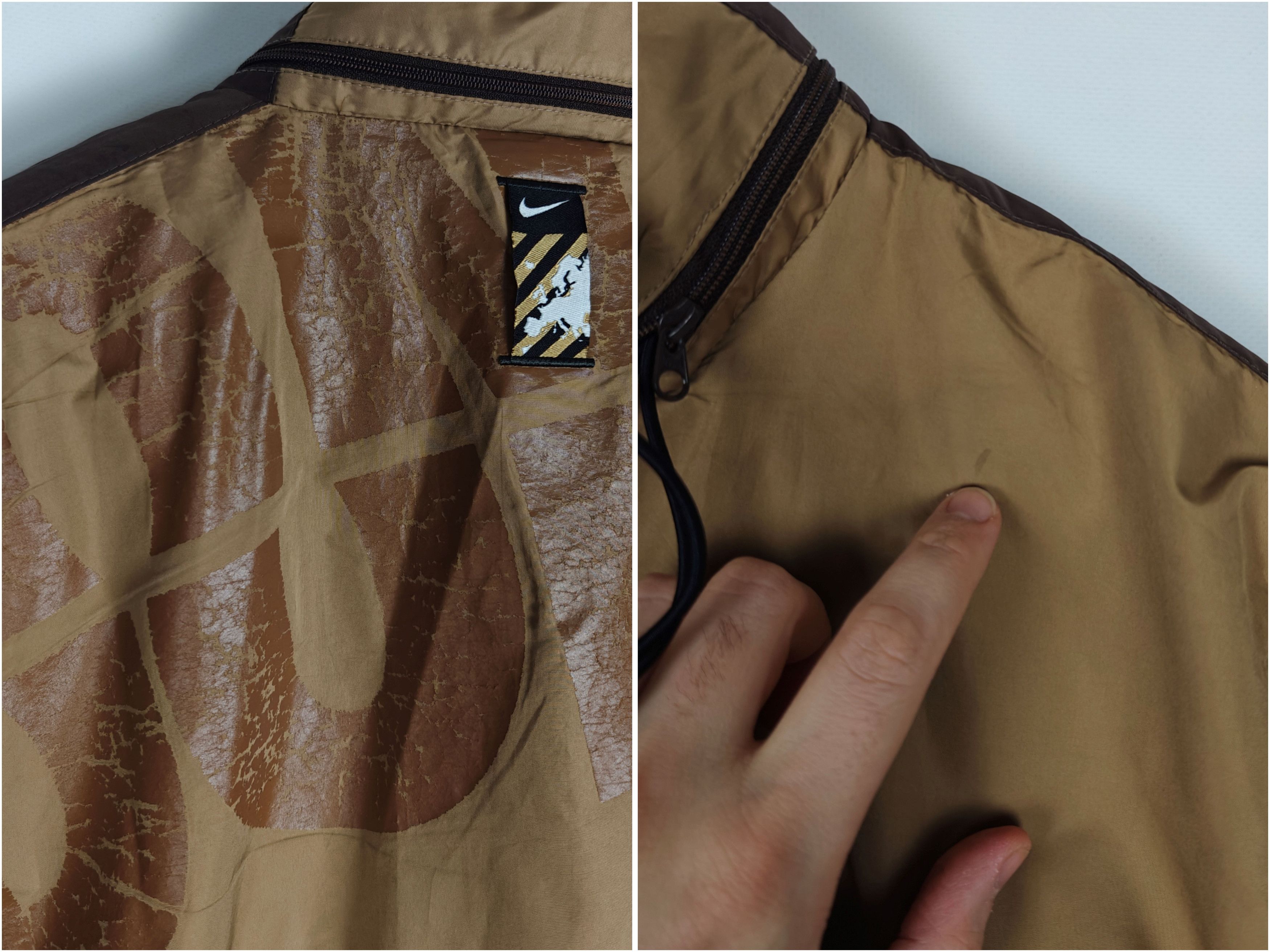 Nike Nike VTG Jacket Zip Hooded Brown size S Size US S / EU 44-46 / 1 - 12 Thumbnail