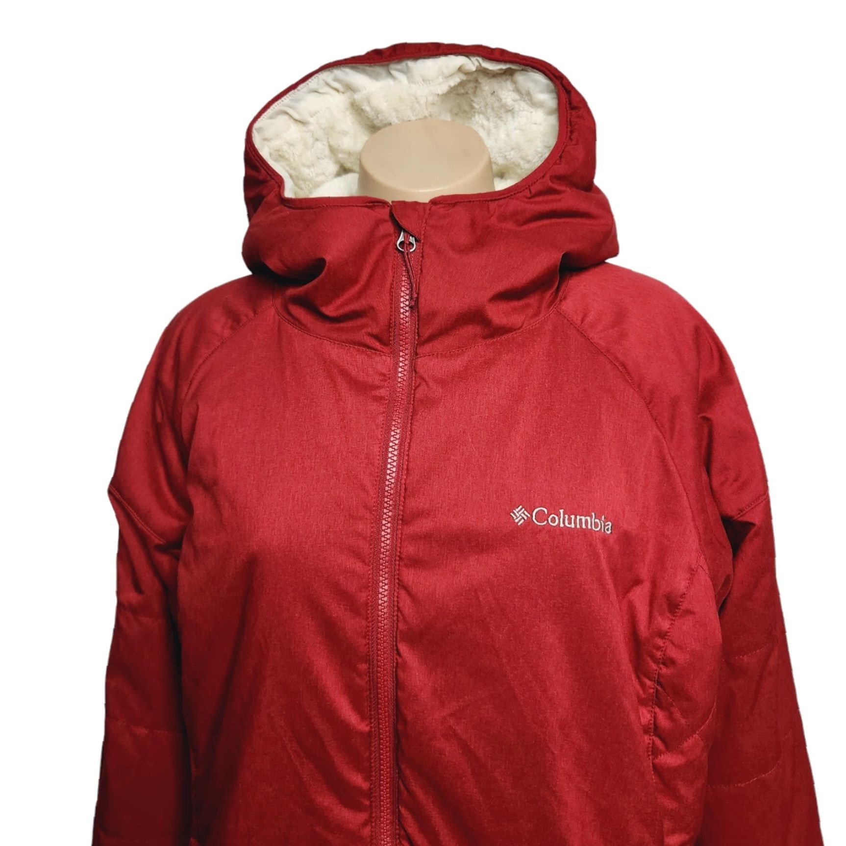 Vintage Columbia Women's Jacket XL Red Kruser Ridge II Plush Size XL / US 12-14 / IT 48-50 - 3 Thumbnail