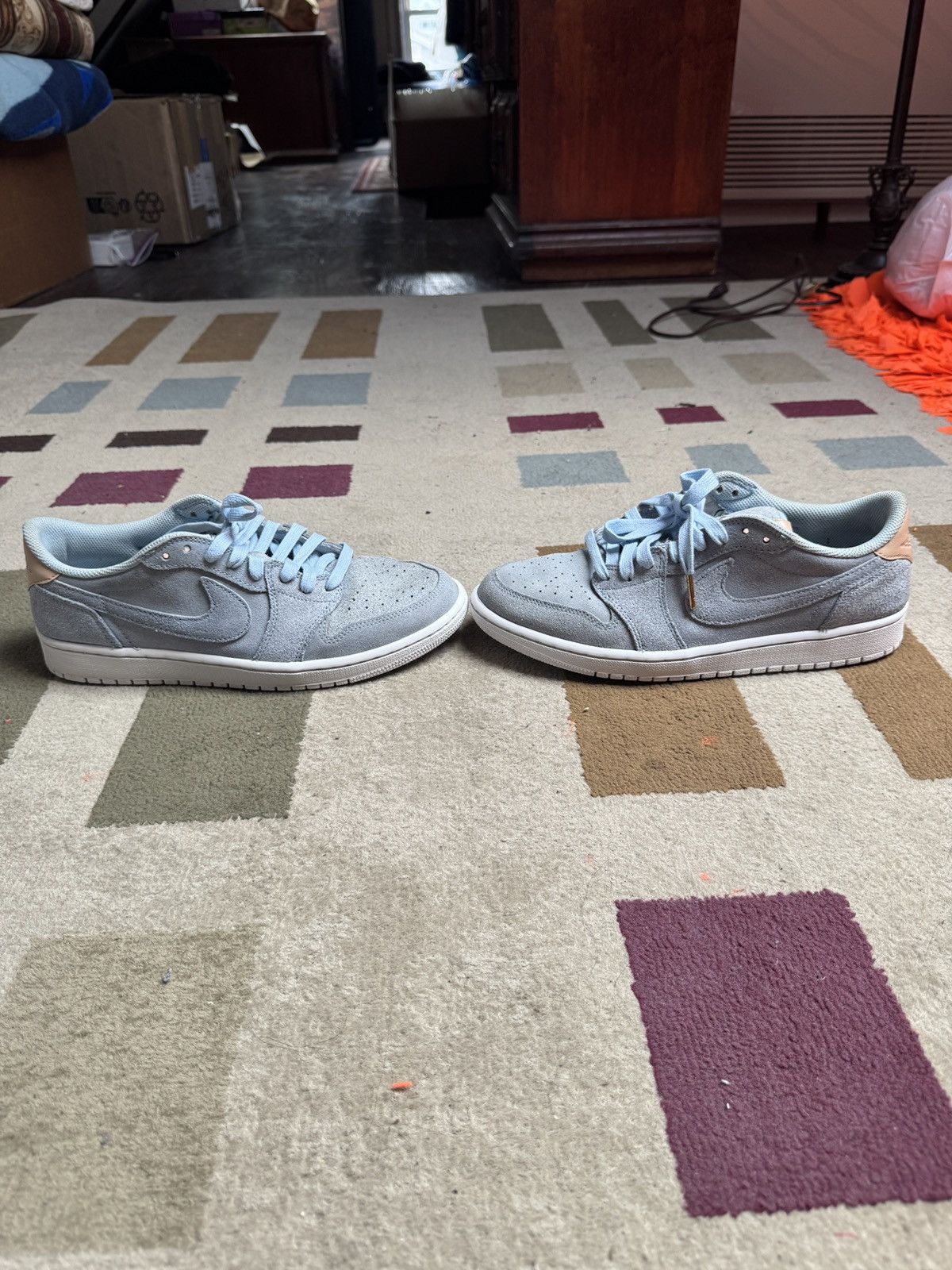 Jordan Brand Jordan 1 Retro Low OG Ice Blue Size US 9 / EU 42 - 3 Thumbnail