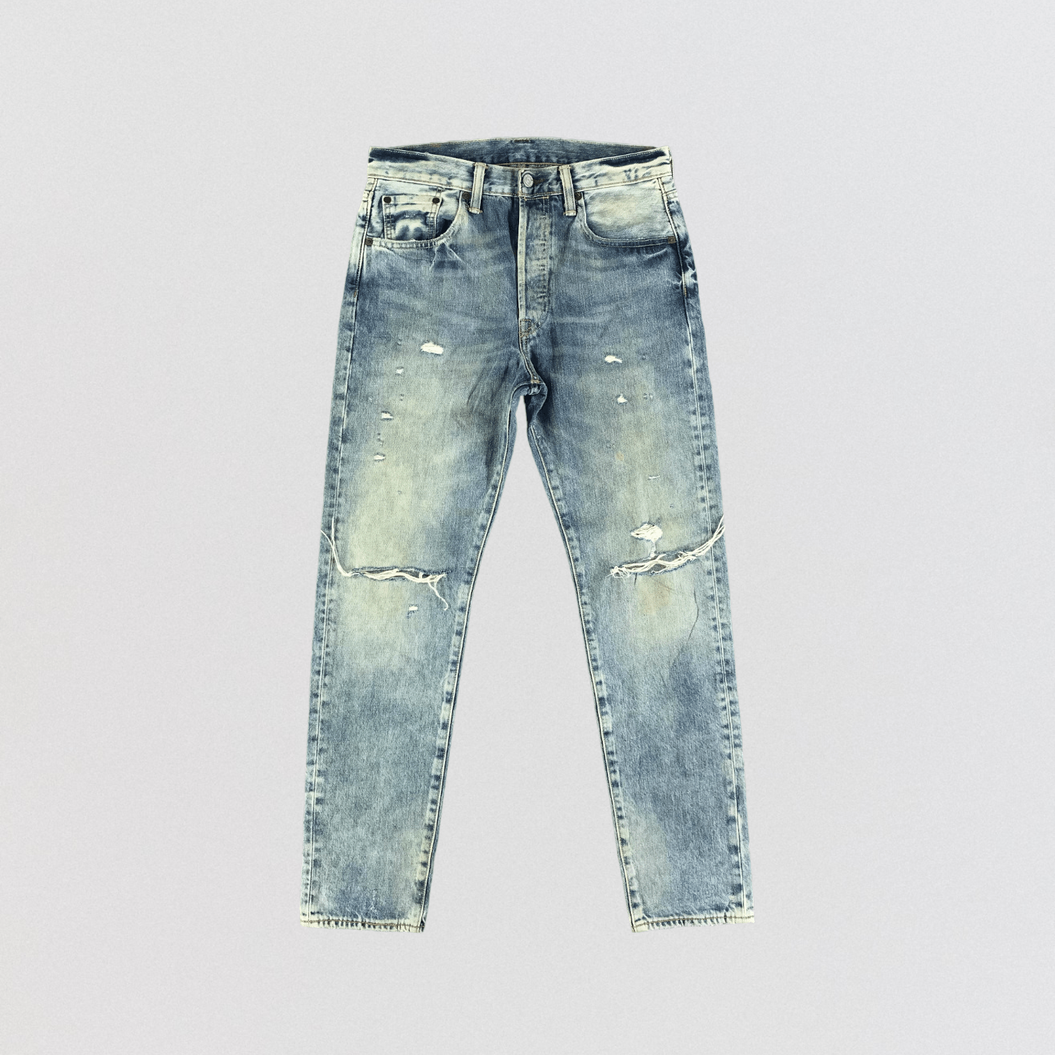 Levi's Vintage Blue Wash Levis 501 Jeans-JM3322 Size US 32 / EU 48 - 1 Thumbnail