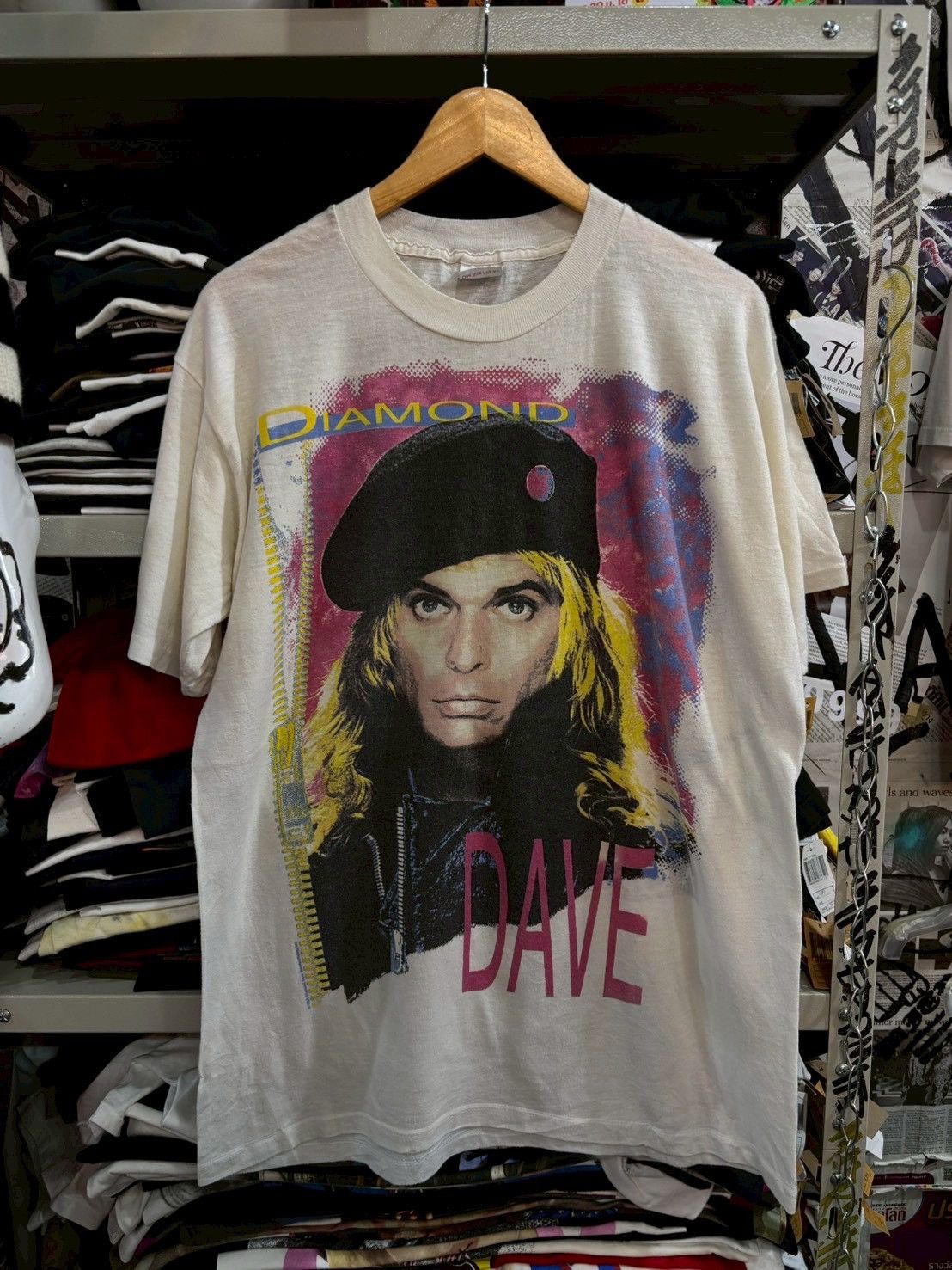 Band Tees Diamond dave David Lee Roth 1988’s Size US XL / EU 56 / 4 - 1 Thumbnail