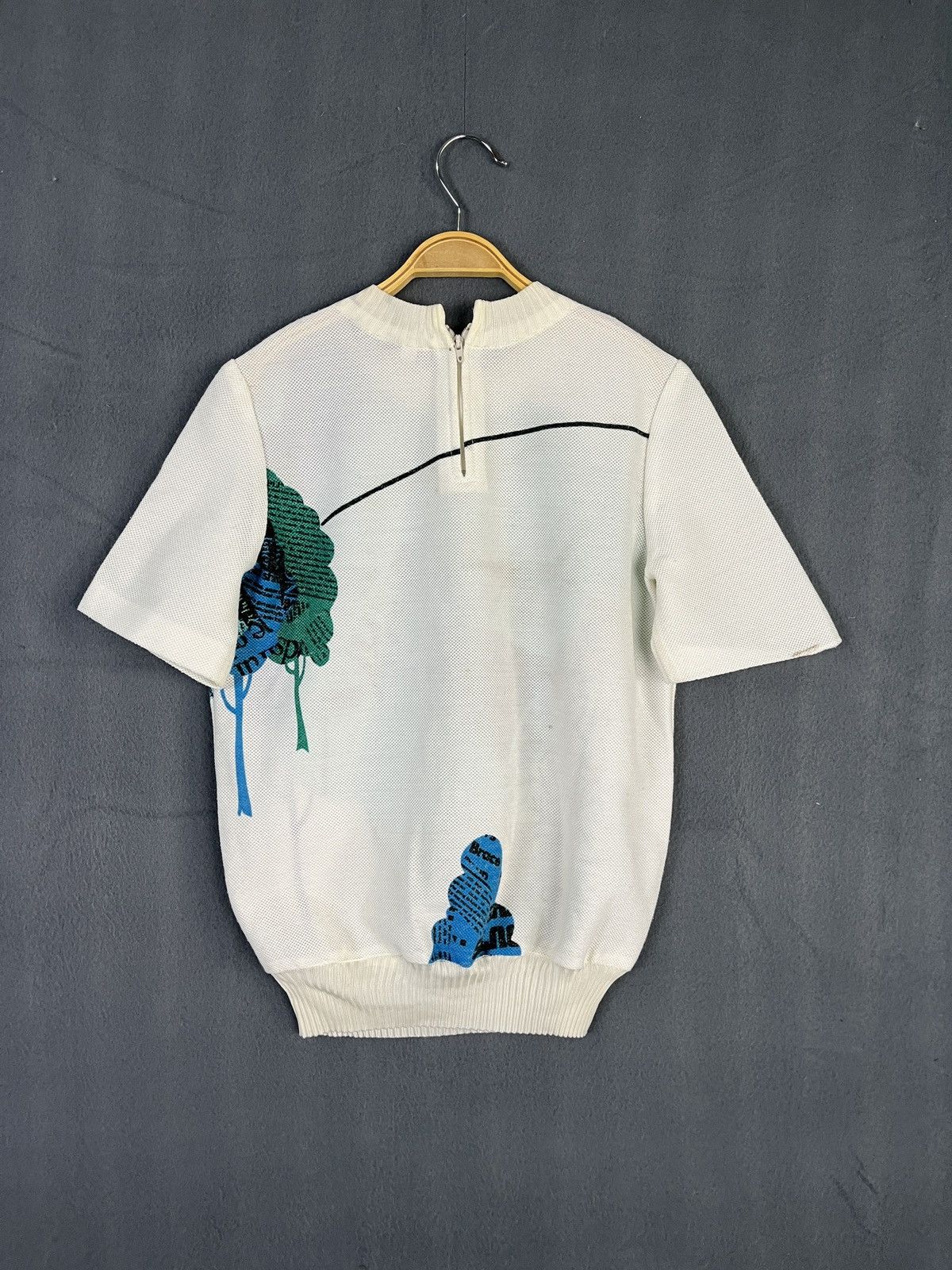 Japanese Brand Pino-Re Short Sleeve Knit Tshirt Size S / US 4 / IT 40 - 2 Thumbnail