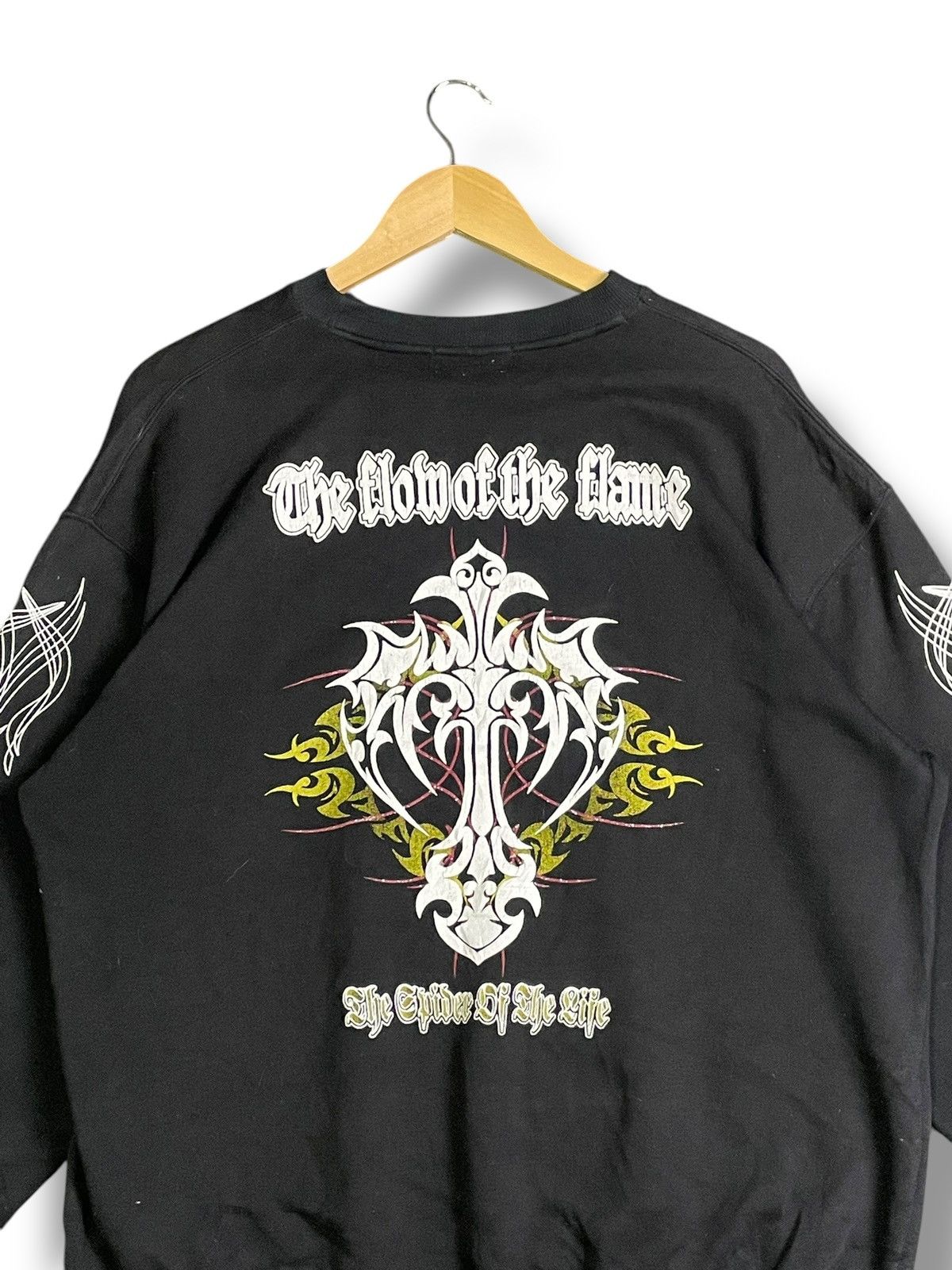 If Six Was Nine × Japanese Brand × Le Grande Bleu (L.G.B.) The Flow of The Flame Sweatshirt (38) Size US L / EU 52-54 / 3 - 3 Thumbnail