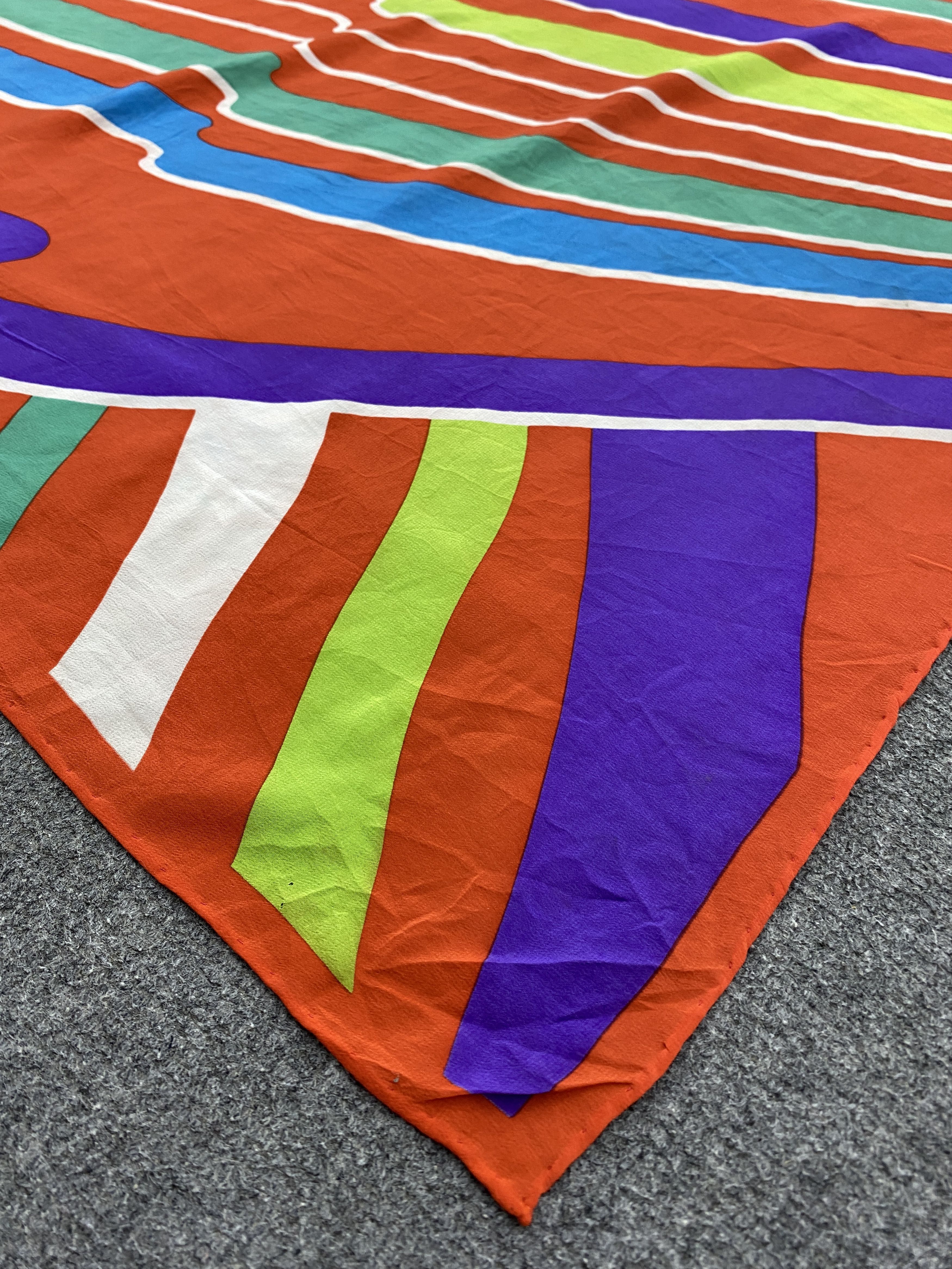 Laura Biagiotti Laura Biagiotti Multi Color Silk Scarf / Silk Shawl SN0231 Size ONE SIZE - 3 Thumbnail