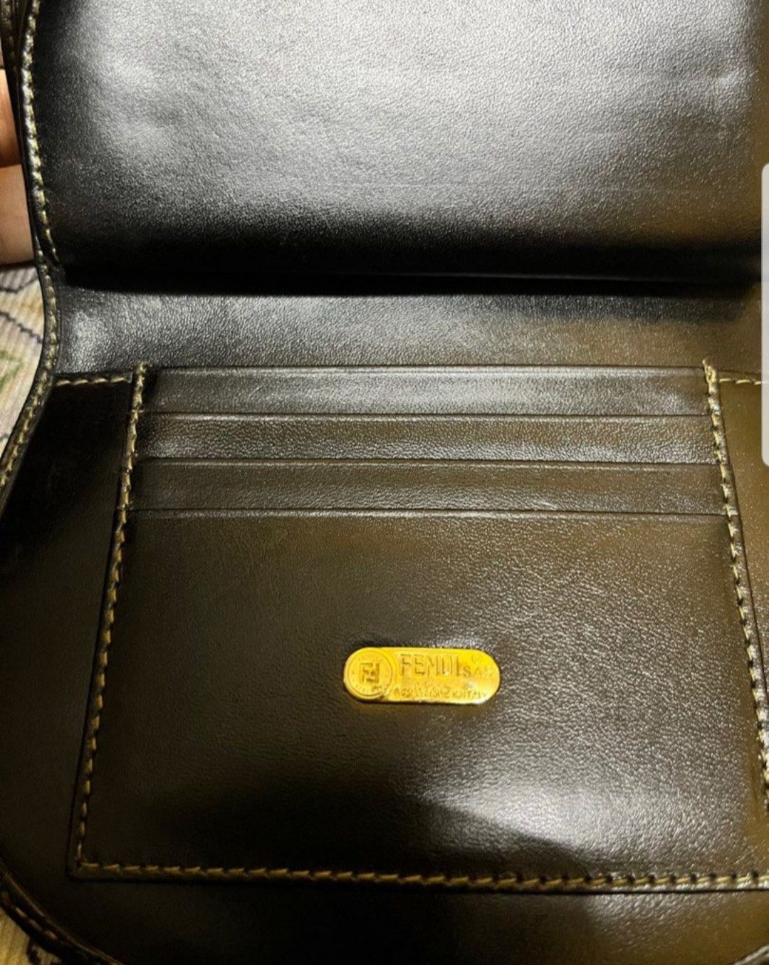 Fendi Fendi Pequin Stripe Vintage Wallet Size ONE SIZE - 1 Thumbnail