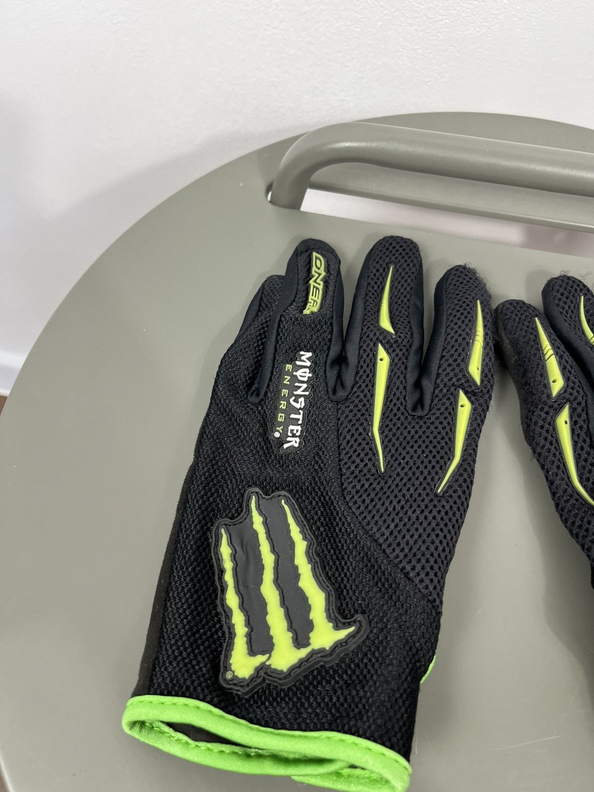 O'Neill O’Neal Monster Energy MX Gloves Black Green Size XL Size ONE SIZE - 7 Thumbnail