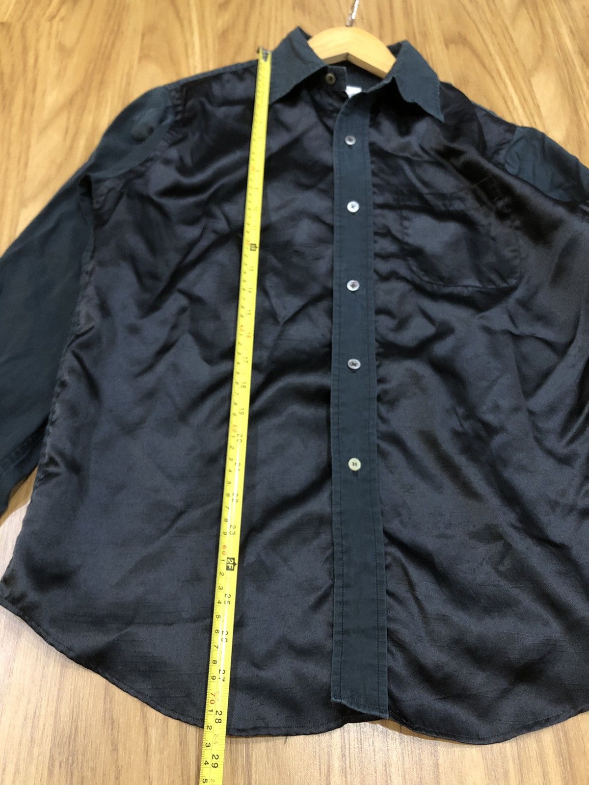 Needles Needles Rebuild Black Half Satin Button Up Shirt Size US S / EU 44-46 / 1 - 12 Thumbnail