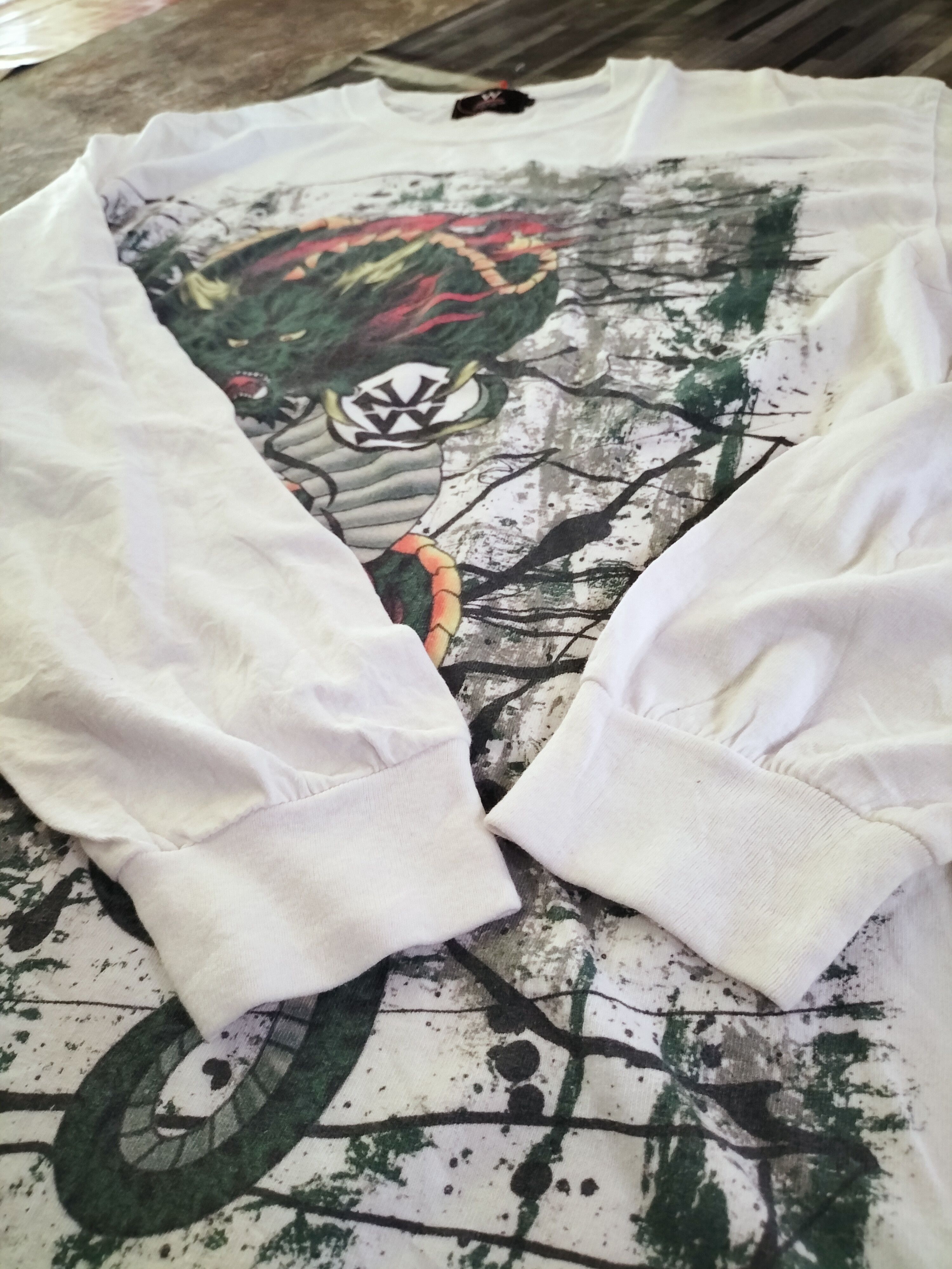 Japanese Brand Vintage Dragon Motive Yakuza Fashion Street Size US L / EU 52-54 / 3 - 6 Thumbnail