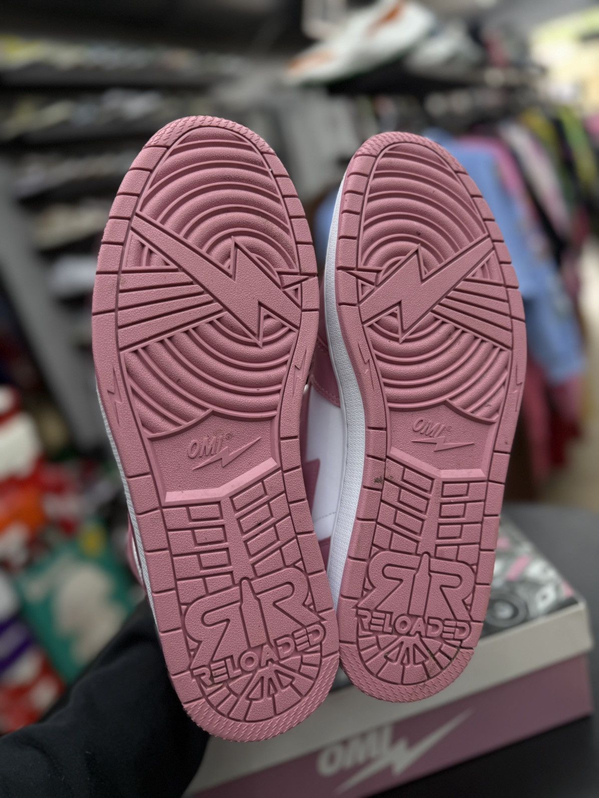 Designer OMI In Hellcat Sneakers Pink Size 13US Size US 13 / EU 46 - 16 Thumbnail