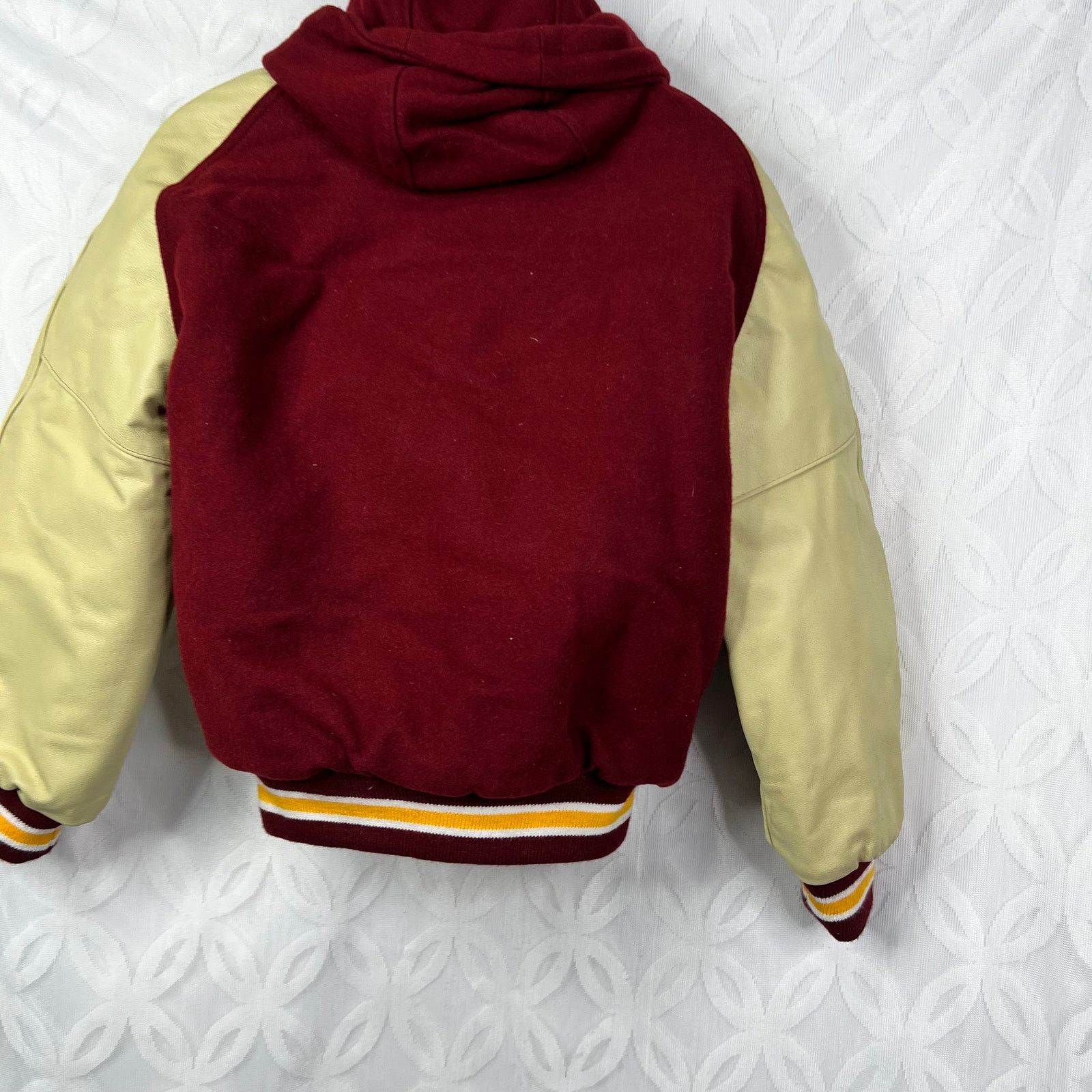 Delong Vintage DeLong Sz. M Varsity Letterman Hooded Jacket NWT Size US M / EU 48-50 / 2 - 7 Thumbnail