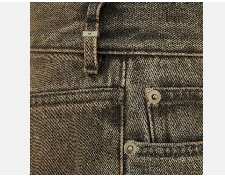 Dior o1w1db11124 Boyfriend Jeans in Grey Size 32" / US 10 / IT 46 - 3 Thumbnail
