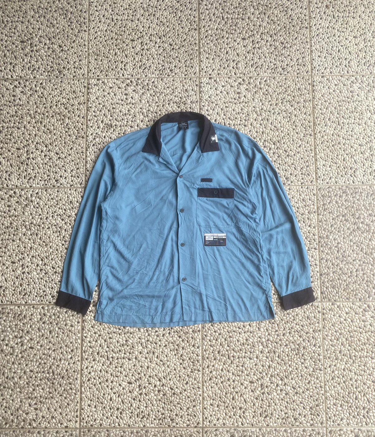 Japanese Brand × Maison MIHARA YASUHIRO Miharayasuhiro Open Collar Button Up Rayon Shirt Size US M / EU 48-50 / 2 - 1 Thumbnail