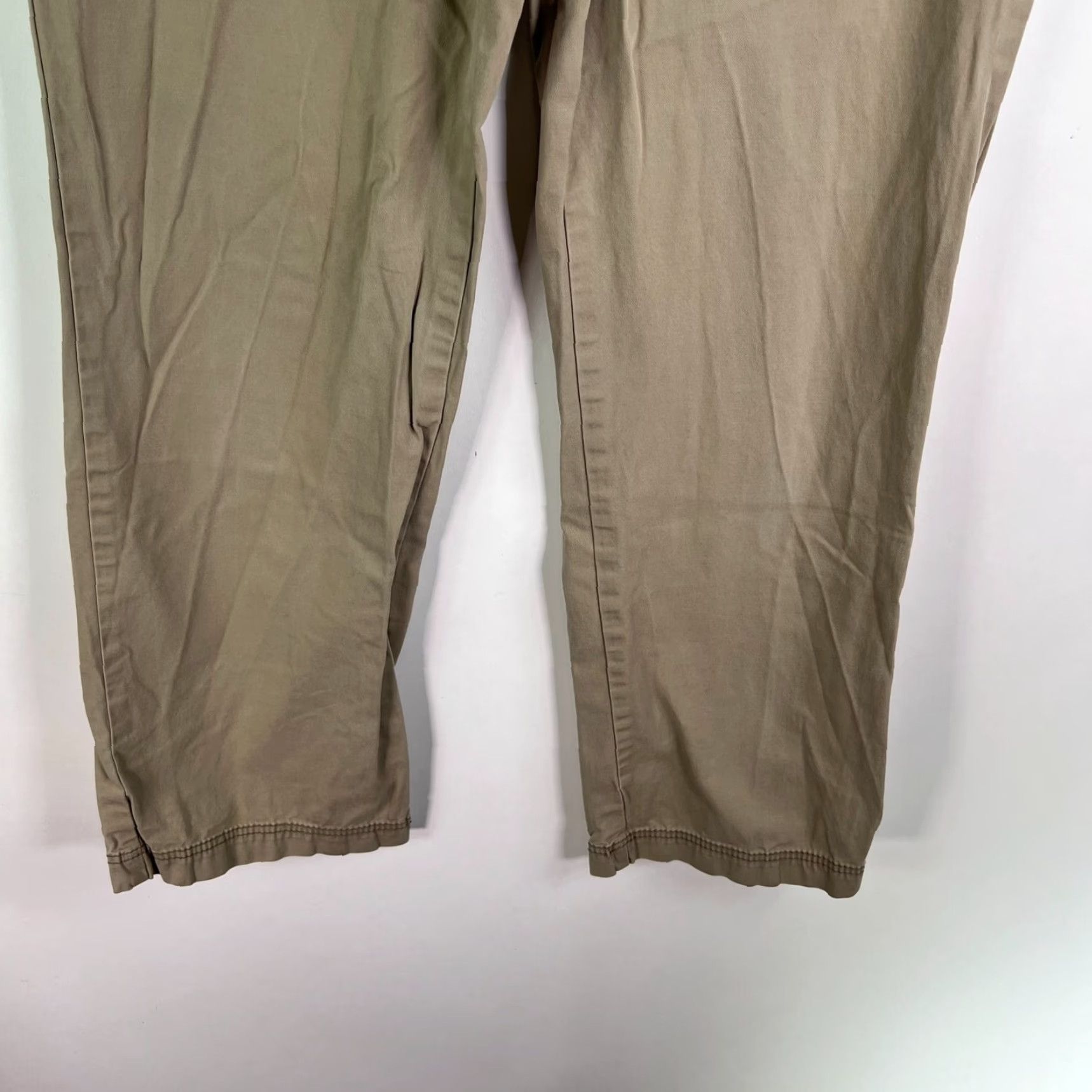 Eddie Bauer VINTAGE Eddie Bauer Chino Pants Straight Leg Woman Beige 12 Regular 36 Inseam 31" Sz 12 Twill Cotton Blend Stretch Size 34" / US 12 / IT 48 - 4 Thumbnail