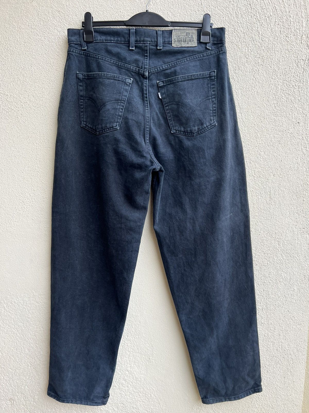 Levi's Vintage 1995 Levi’s Silvertab Faded Black Denim Baggy Jeans Size US 36 / EU 52 - 22 Thumbnail