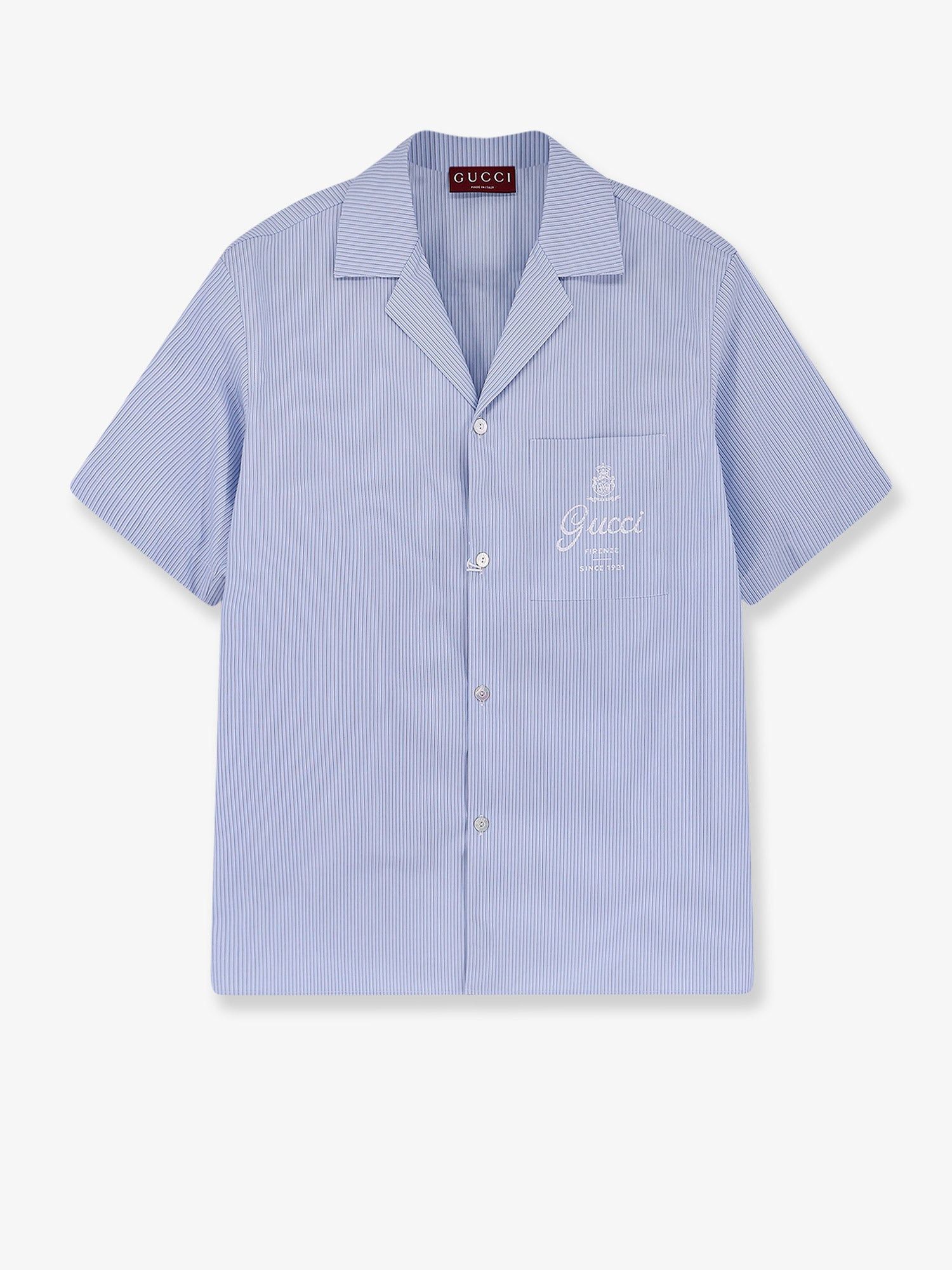Gucci Striped Cotton Shirt Size US L / EU 52-54 / 3 - 1 Thumbnail