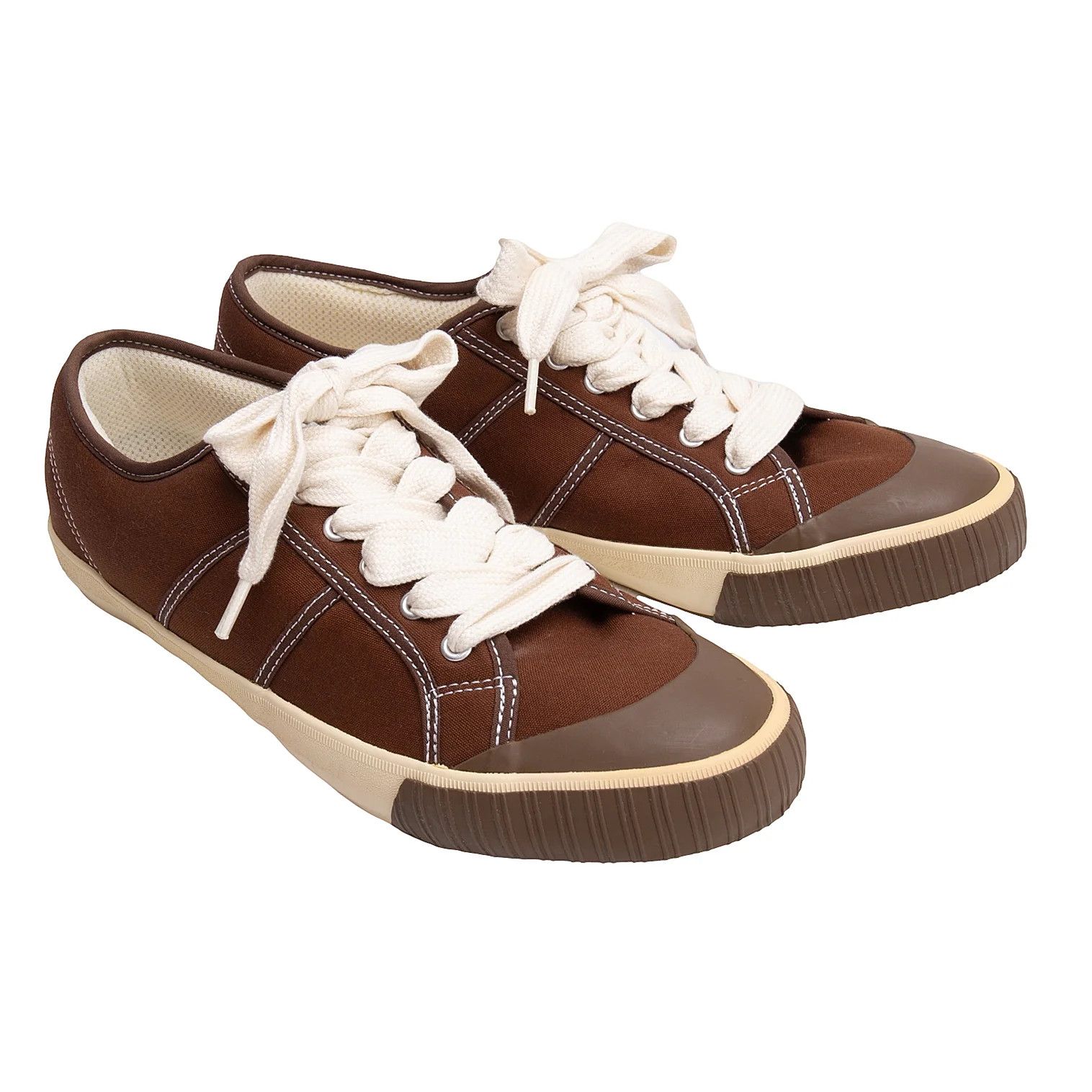 Ganryu Canvas Sneakers in Brown Size L (28th Position) Size US 10 / EU 43 - 1 Thumbnail