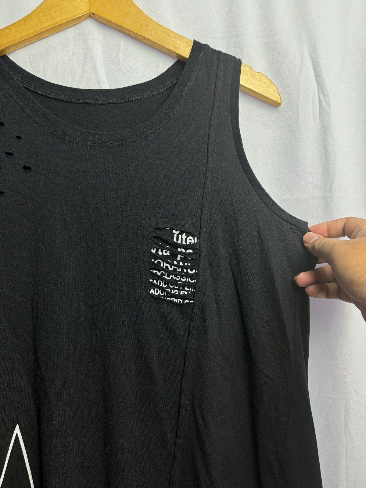 If Six Was Nine × Japanese Brand × Le Grande Bleu (L.G.B.) Tank top flare star poem distressed lgb style Size US M / EU 48-50 / 2 - 4 Thumbnail