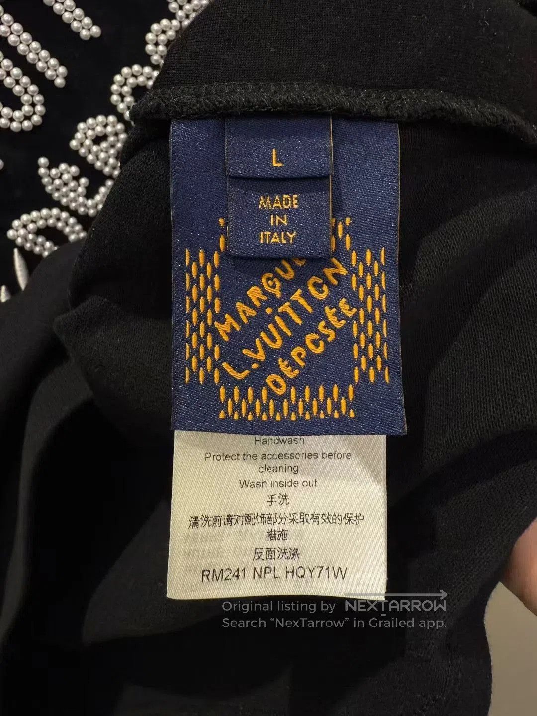 Louis Vuitton Louis Vuitton LV x Pharrell Pearl Logo Tee. Size US L / EU 52-54 / 3 - 3 Thumbnail