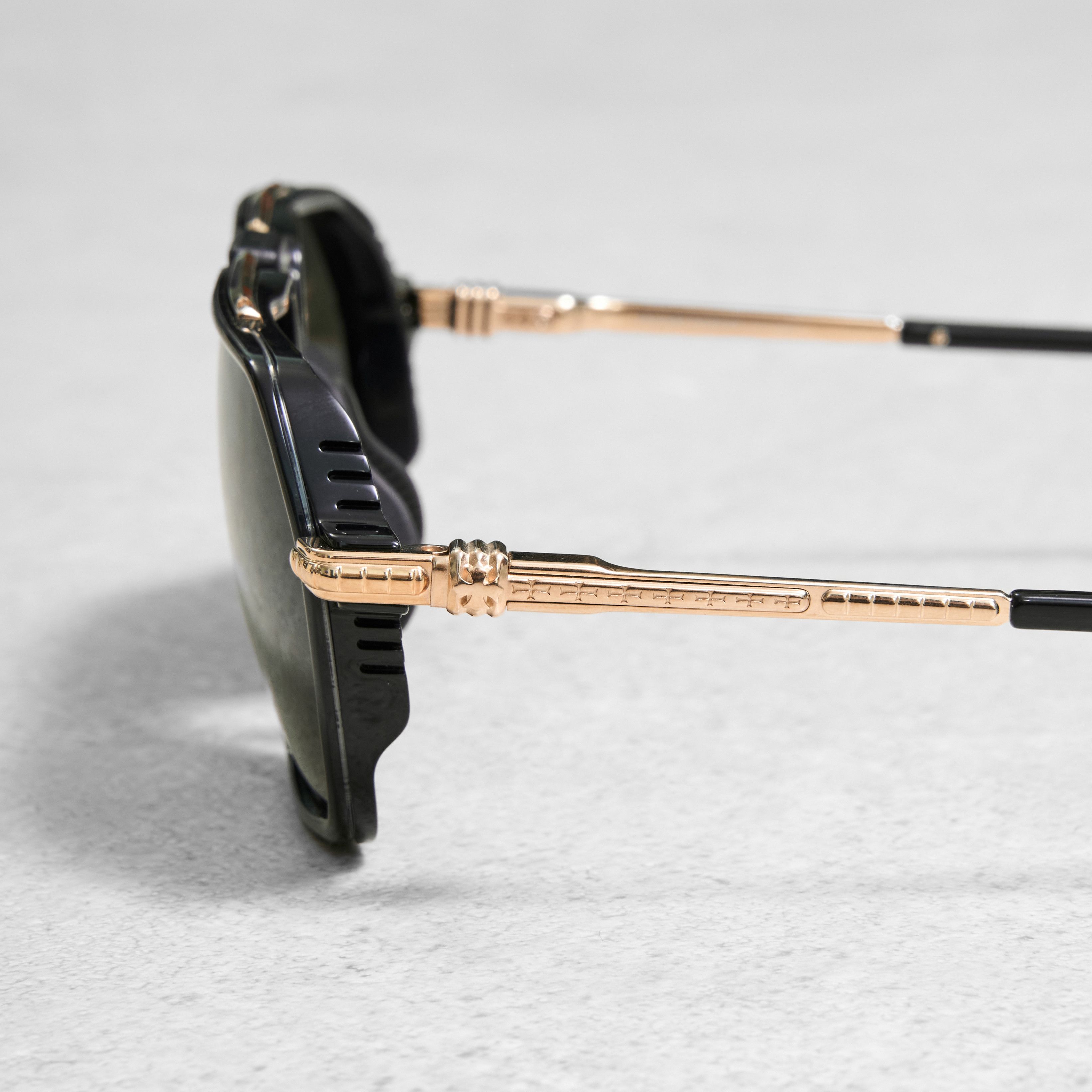Chrome Hearts CHROME HEARTS DRIPPY BLACK/GOLD PLATED BLACK Size ONE SIZE - 2 Thumbnail