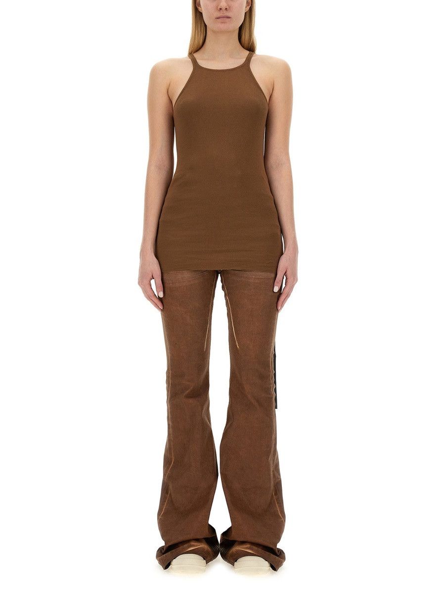 Rick Owens Drkshdw RICK OWENS DRKSHDW "RACER BACK" T-SHIRT - BROWN Size M / US 6-8 / IT 42-44 - 1 Thumbnail