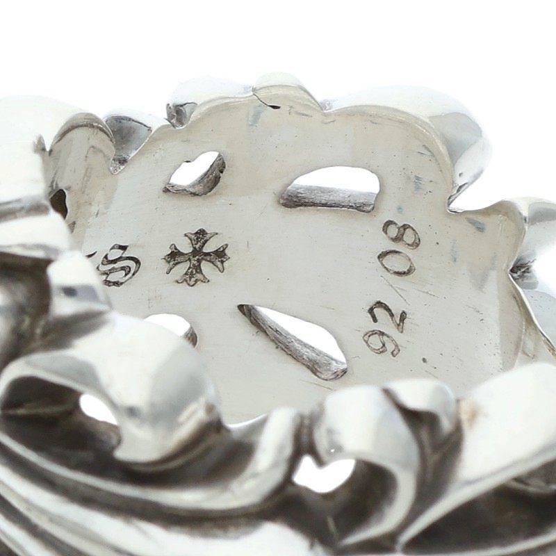 Chrome Hearts Chrome Hearts Double Floral Cross Silver Ring Size ONE SIZE - 4 Thumbnail