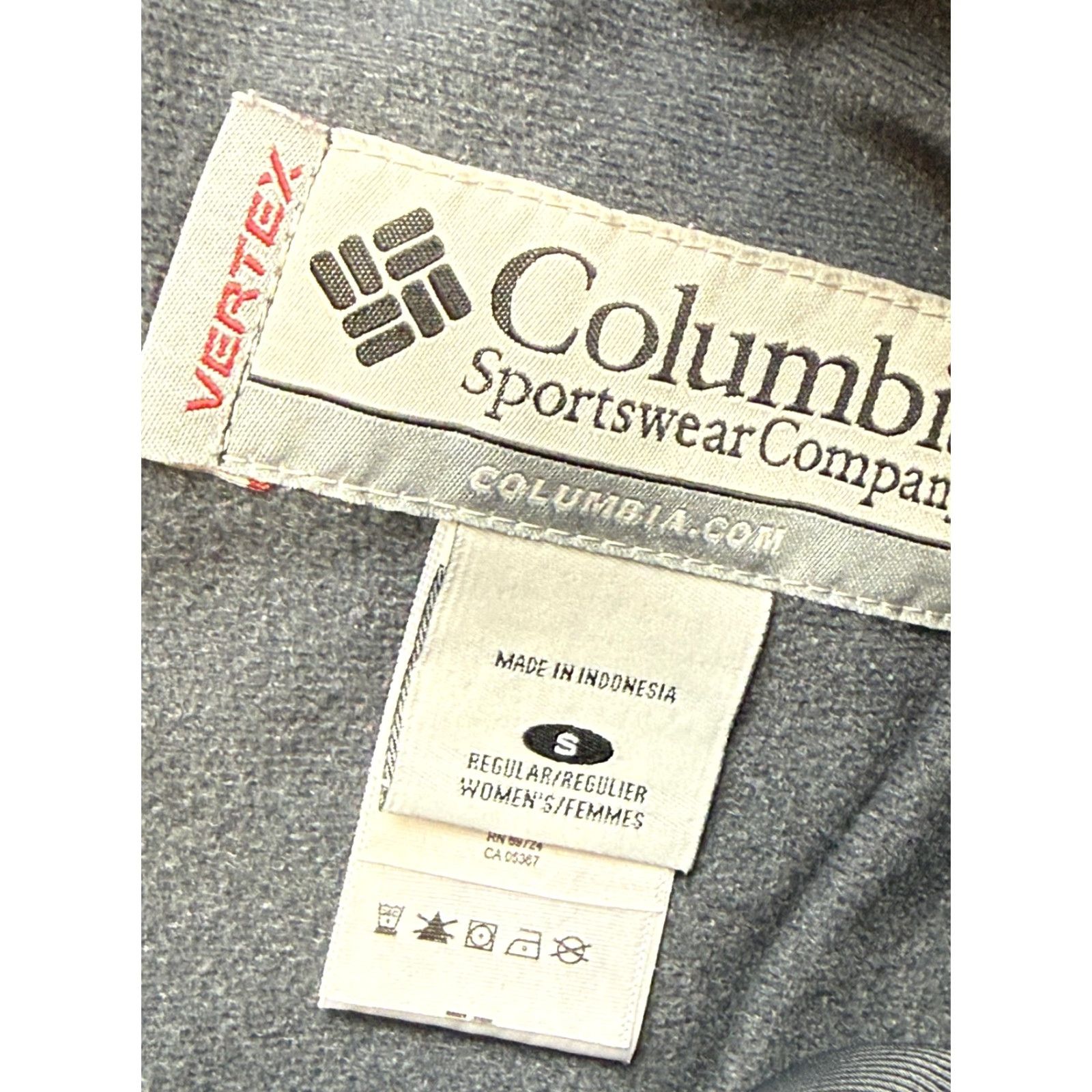 Vintage Columbia Snow Pants Womens Small Gray Vertex Insulated Ski Wide-Leg Water Resistant Pockets Skiing Nylon Polyester Regular Size 28" / US 6 / IT 42 - 7 Thumbnail