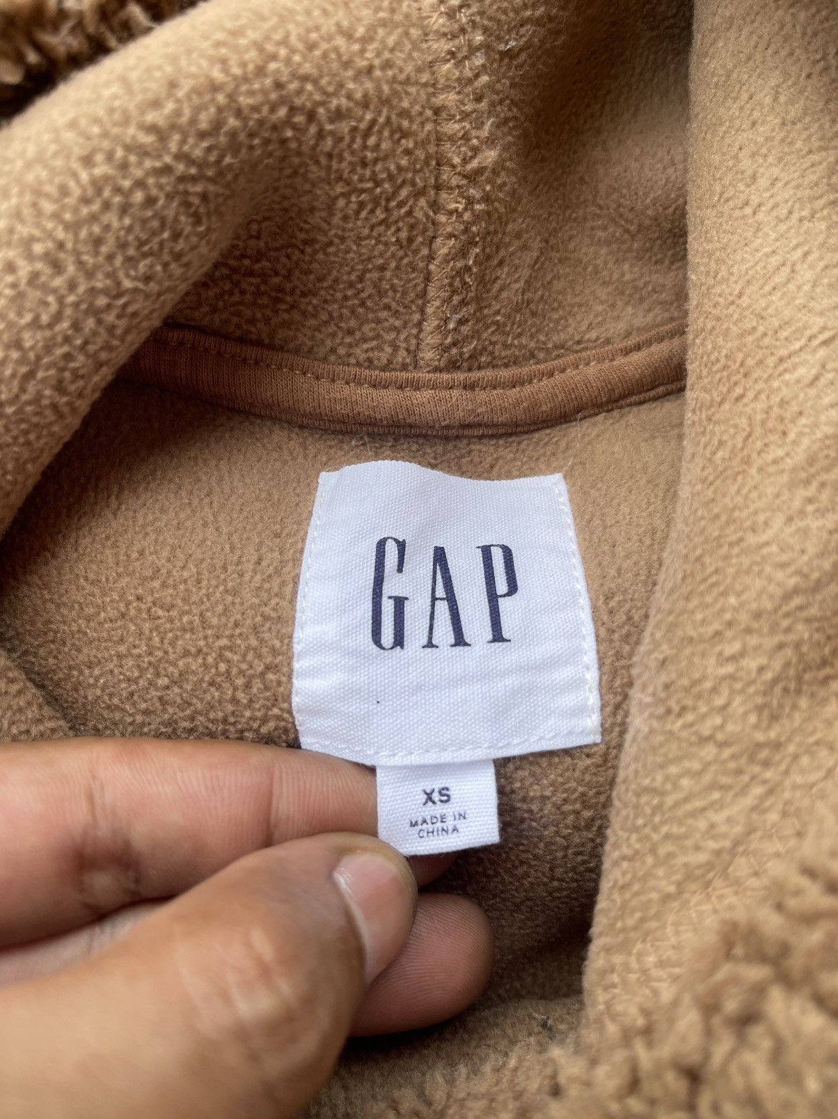 Gap Gap Pullover Fleece Hoodie Brown Colour Size US M / EU 48-50 / 2 - 3 Thumbnail