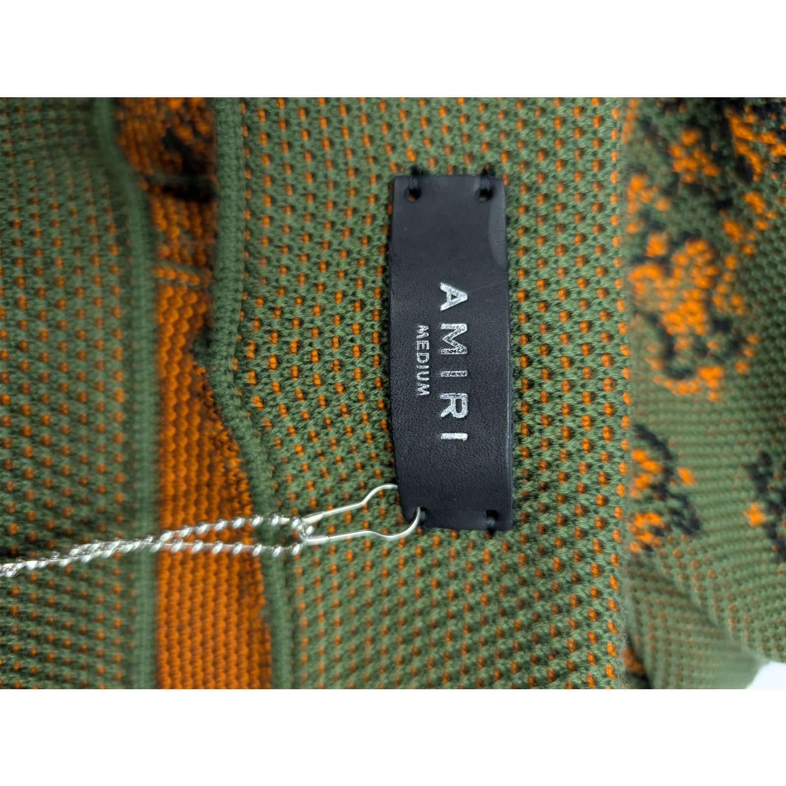 Amiri o1rshd1 Q:2 / Bandana B-Ball Sweatpants in Green/Orange Size US 32 / EU 48 - 16 Thumbnail