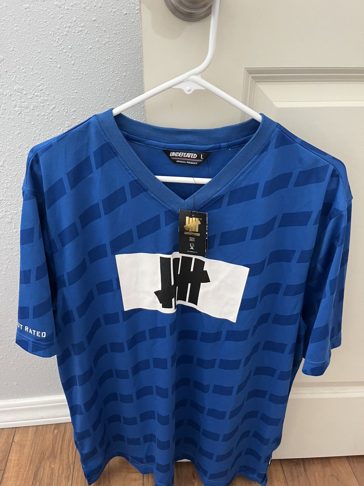 Undefeated Undefeated Blue Hooligan Jersey Size US L / EU 52-54 / 3 - 1 Thumbnail