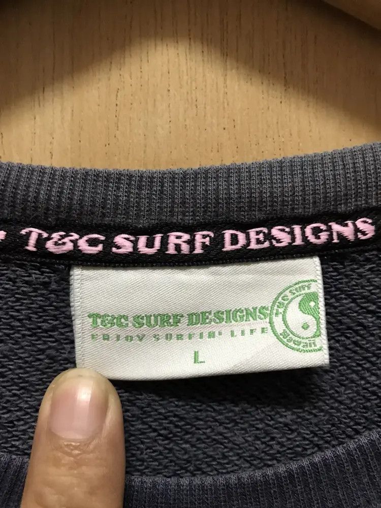 Vintage Vintage T&C Surf Design Faded Sweatshirts Size M / US 6-8 / IT 42-44 - 7 Thumbnail