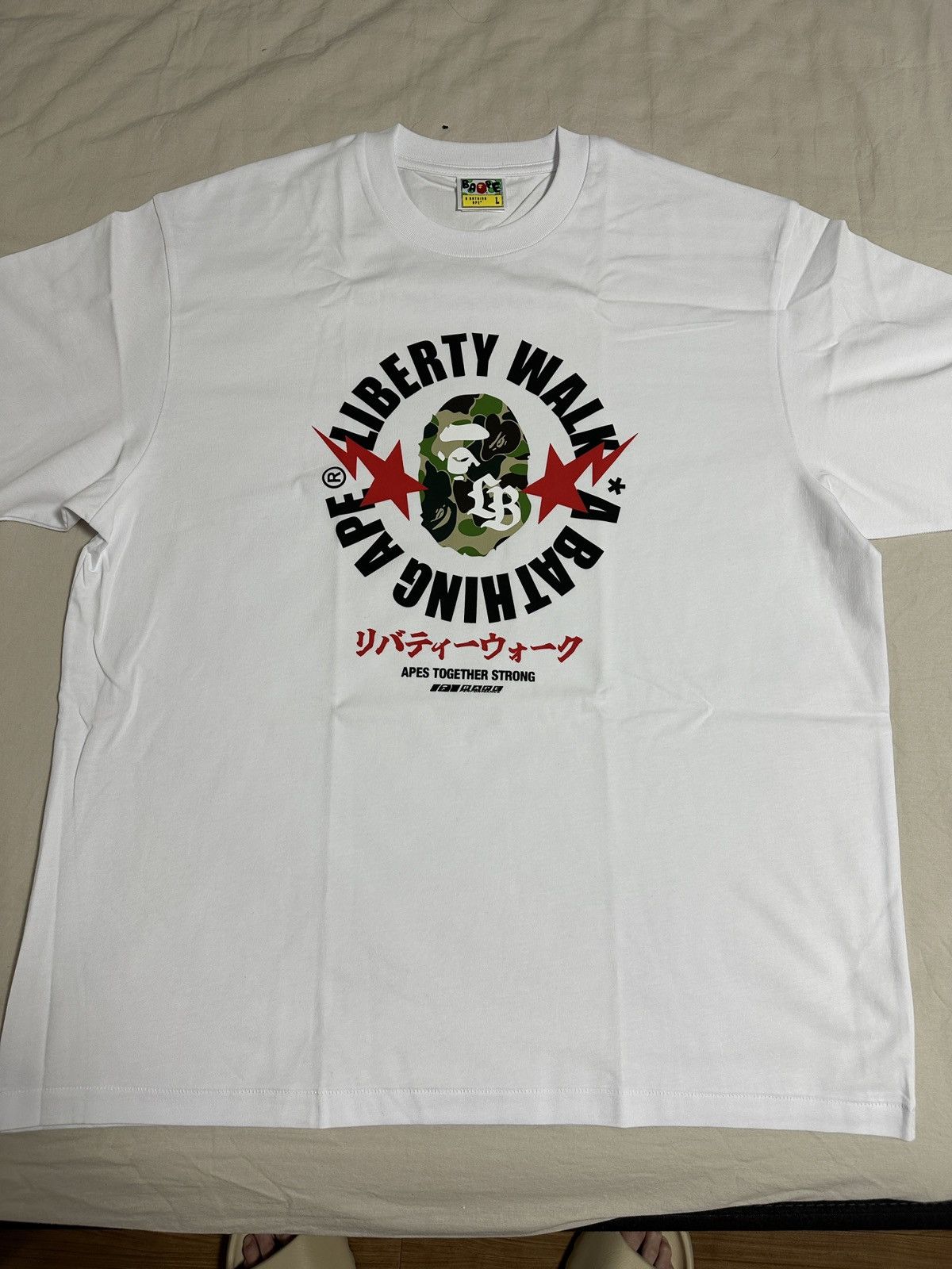 Bape BAPE x Liberty Walk ABC Camo Ape Head Tee Size US L / EU 52-54 / 3 - 1 Thumbnail