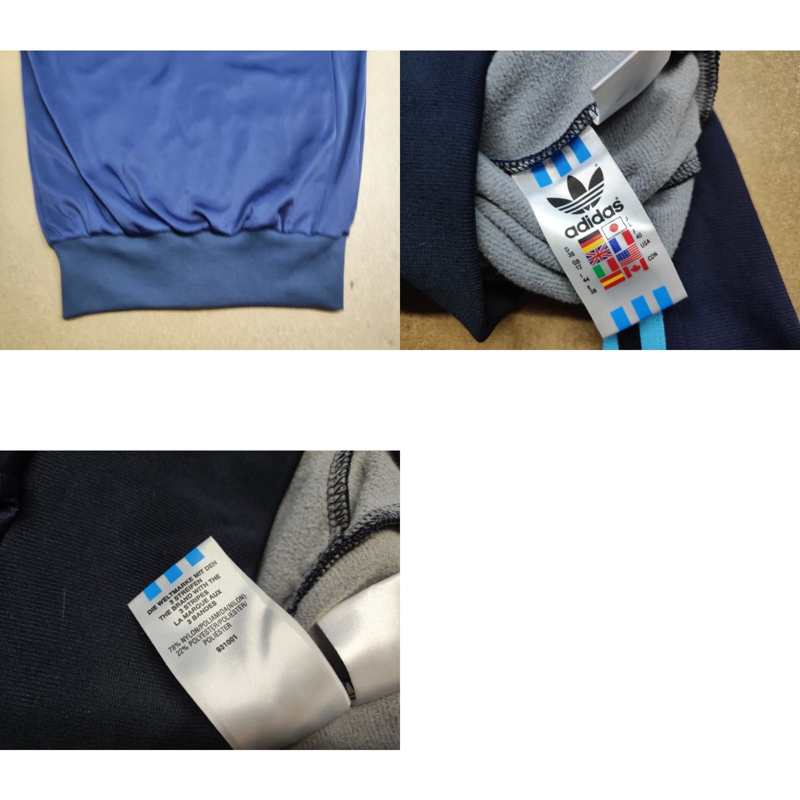 Adidas Adidas Jacket Womens Size 38 Full Zip Blue Vintage Superstar Trefoil Track Jacket Womens Size XS / US 0-2 / IT 36-38 - 10 Thumbnail
