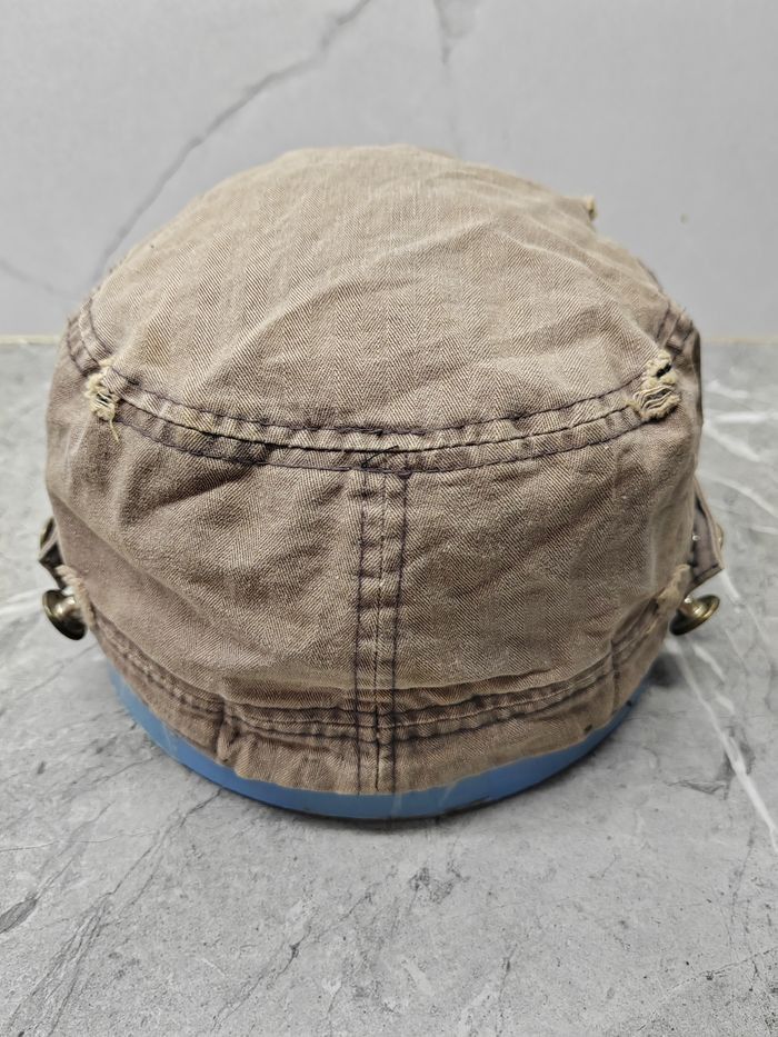 Japanese Brand Vintage Cadet Distressed Style Cap Hat Size ONE SIZE - 5 Thumbnail