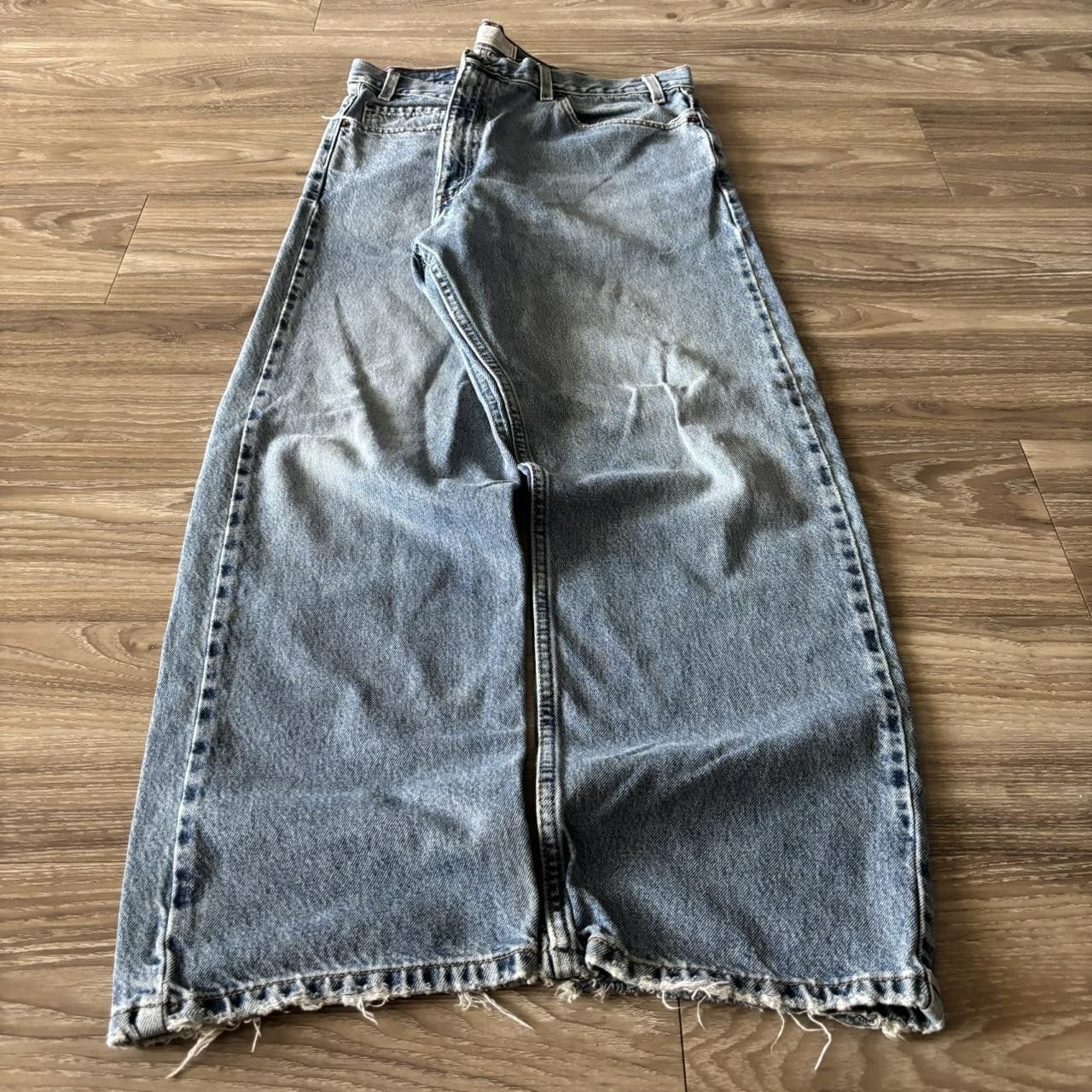 Levi's Crazy Vintage Y2K/2000s Baggy Levis Medium Wash Denim Jeans! 38x30 Size US 38 / EU 54 - 3 Thumbnail