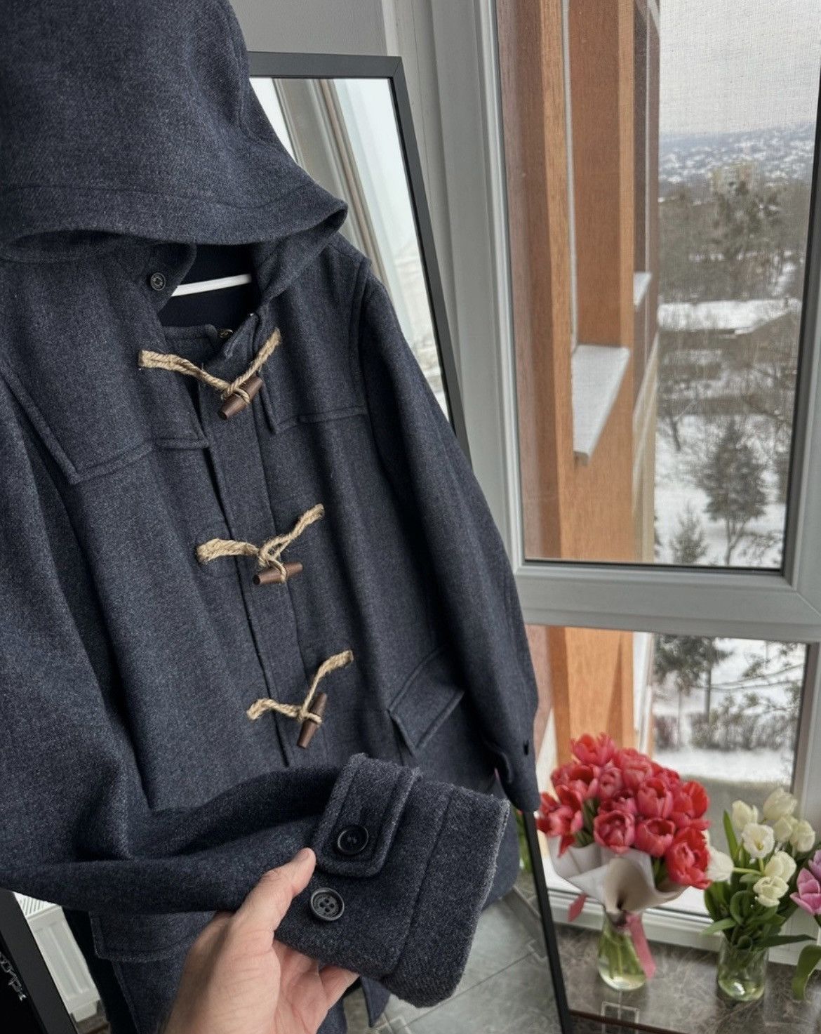 Other Boomerang Wool Mens Duffle Coat Sz XL Size US XL / EU 56 / 4 - 2 Thumbnail