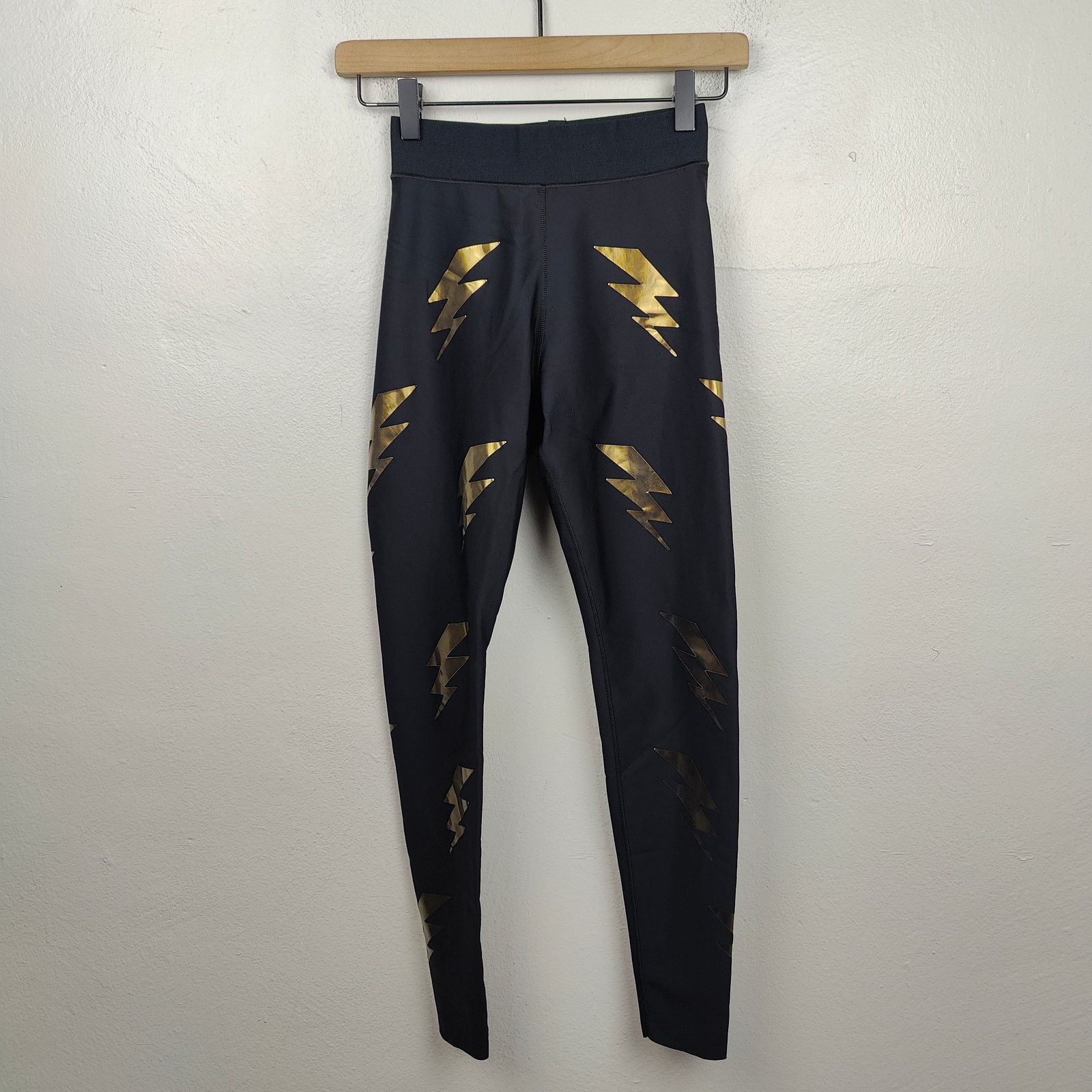Other Ultracor Ultra Silk Bolt Legging XS Nero Gold Lightning Size 26" / US 2 / IT 38 - 1 Thumbnail