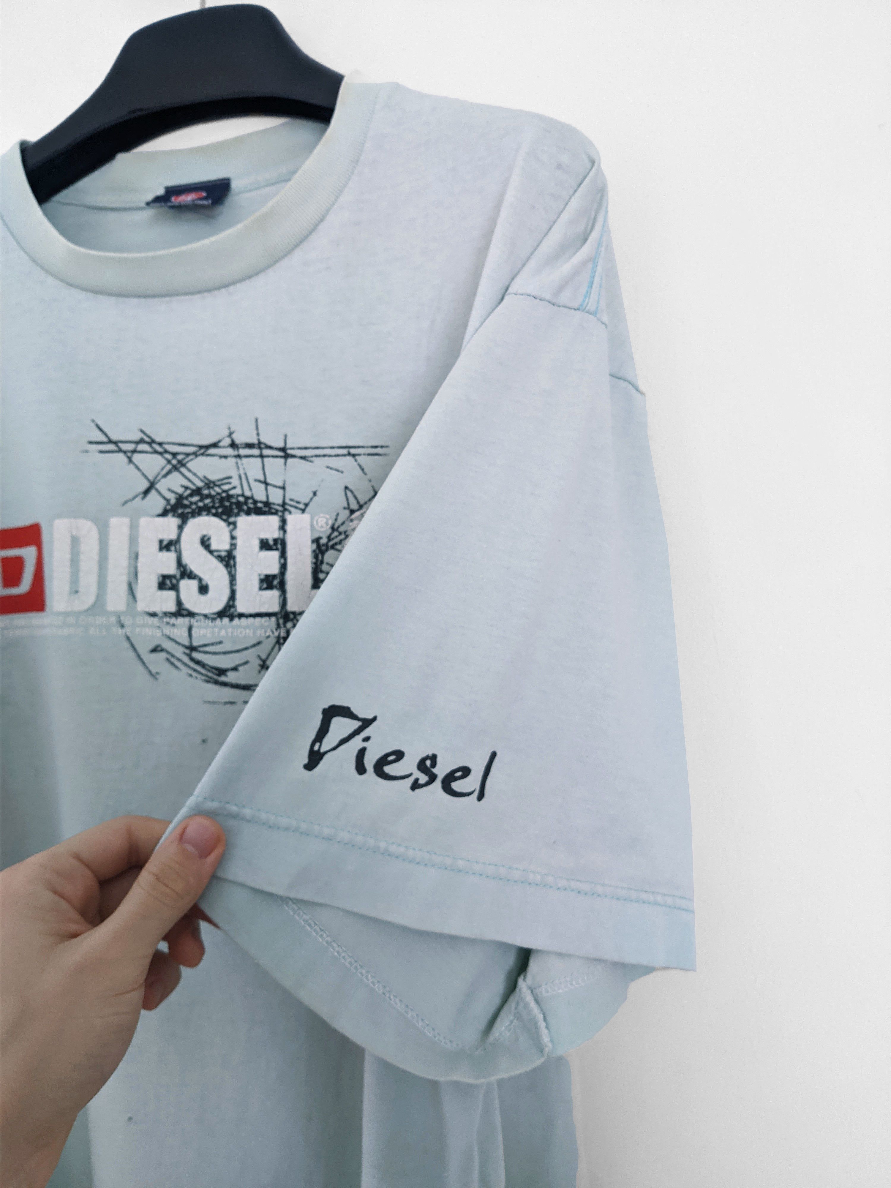 Diesel Vintage Diesel tshirt big logo 90s Size US XL / EU 56 / 4 - 6 Thumbnail