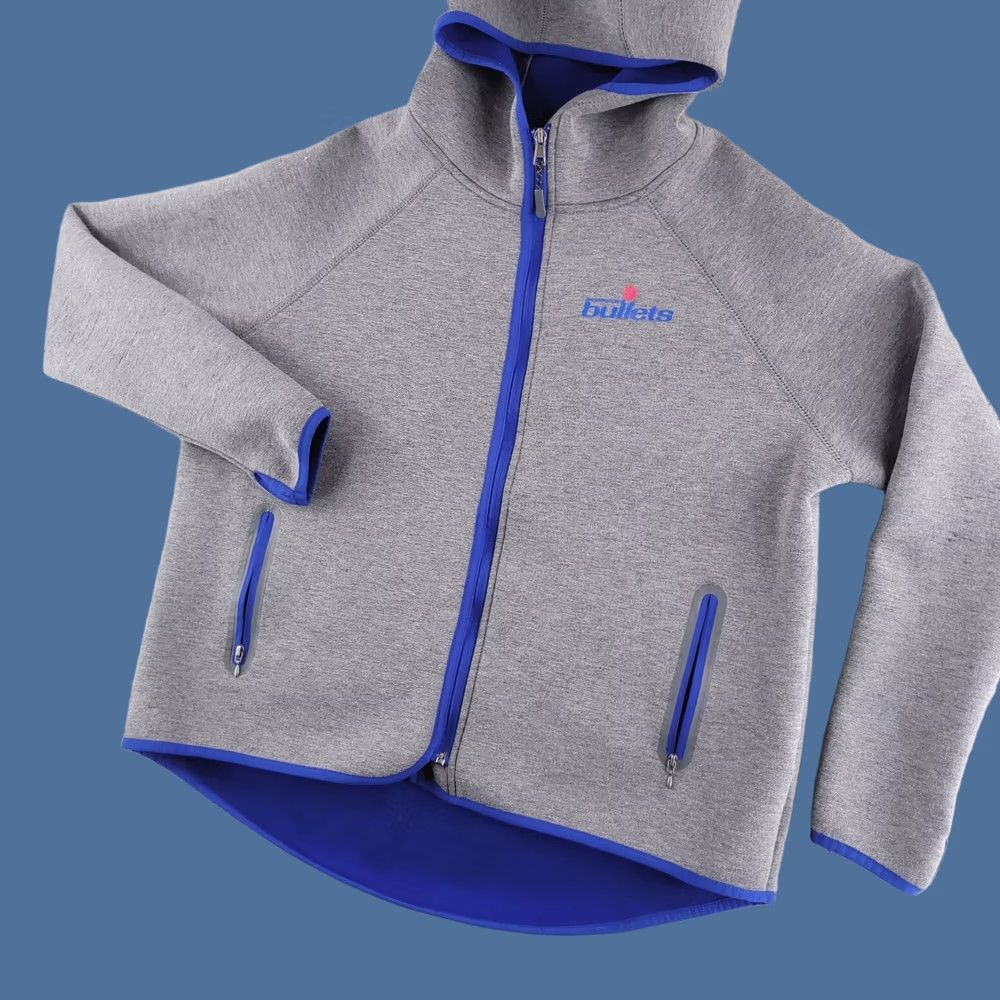 Vintage Touch Alyssa Milano Hoodie Womens L Gray NBA Washington Bullets Size L / US 10 / IT 46 - 1 Thumbnail