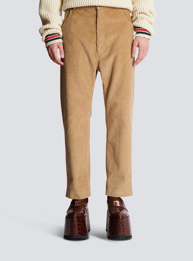 Balmain o1y0426 Casual Pant in Beige Size US 30 / EU 46 - 2 Thumbnail